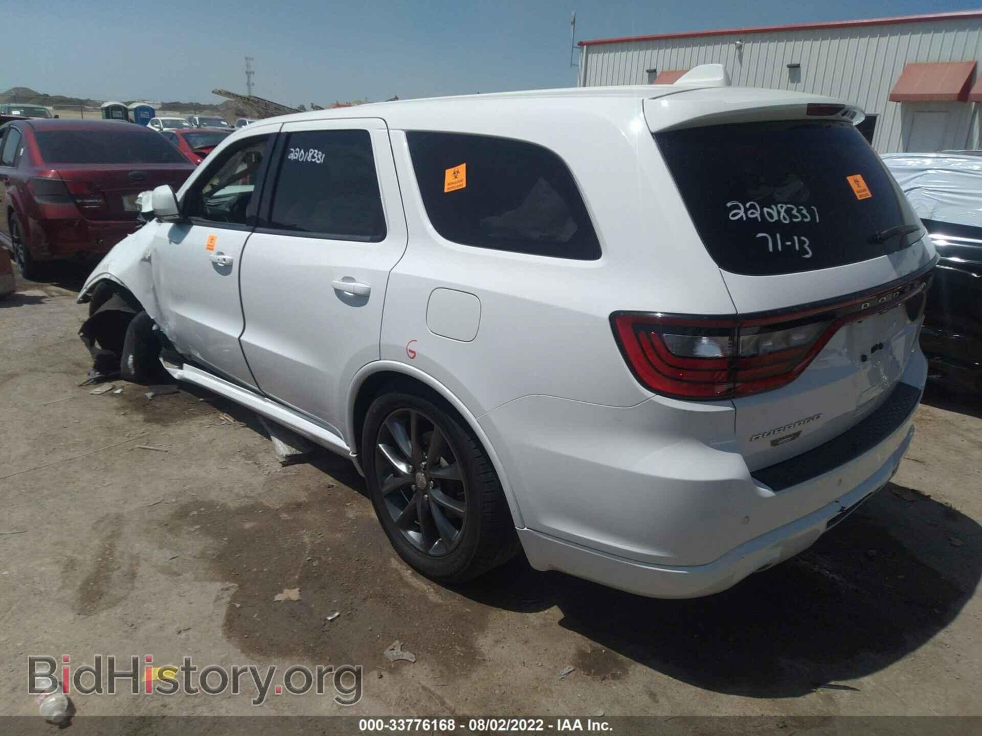 2018 DODGE DURANGO - VIN: 1C4RDHDG7JC461388 - Фото 3