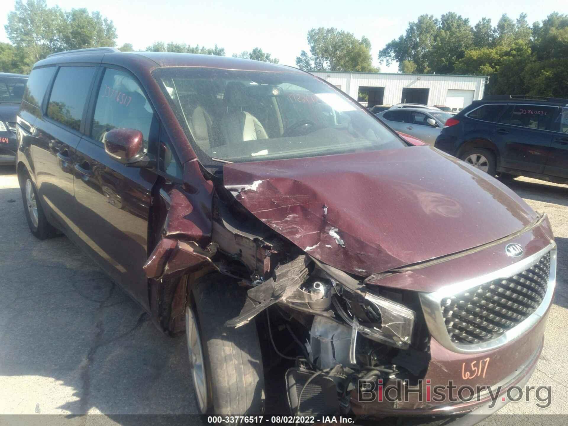 Photo KNDMB5C12H6328462 - KIA SEDONA 2017