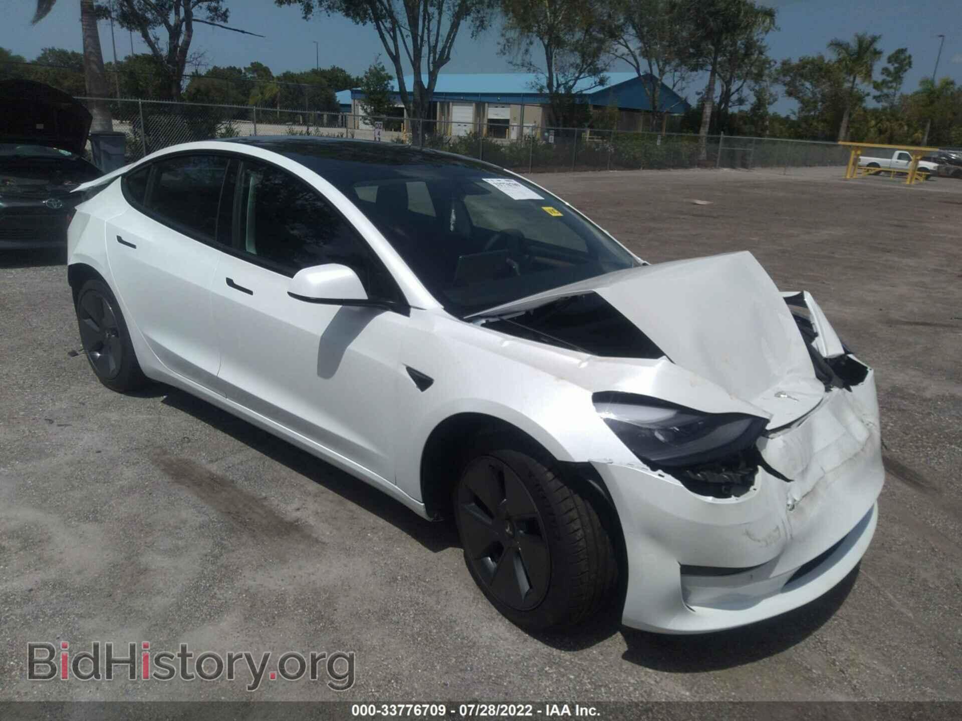 Photo 5YJ3E1EA2MF095027 - TESLA MODEL 3 2021