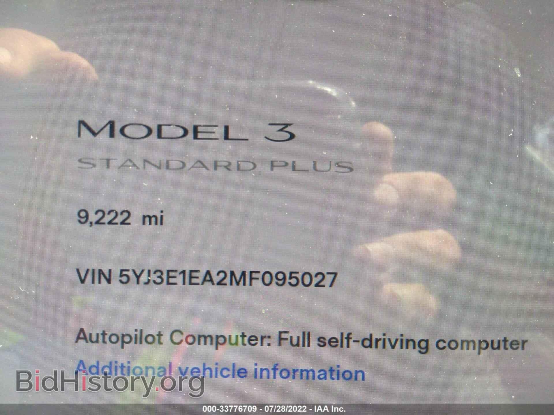 2021 TESLA MODEL 3 - VIN: 5YJ3E1EA2MF095027 - Photo 7