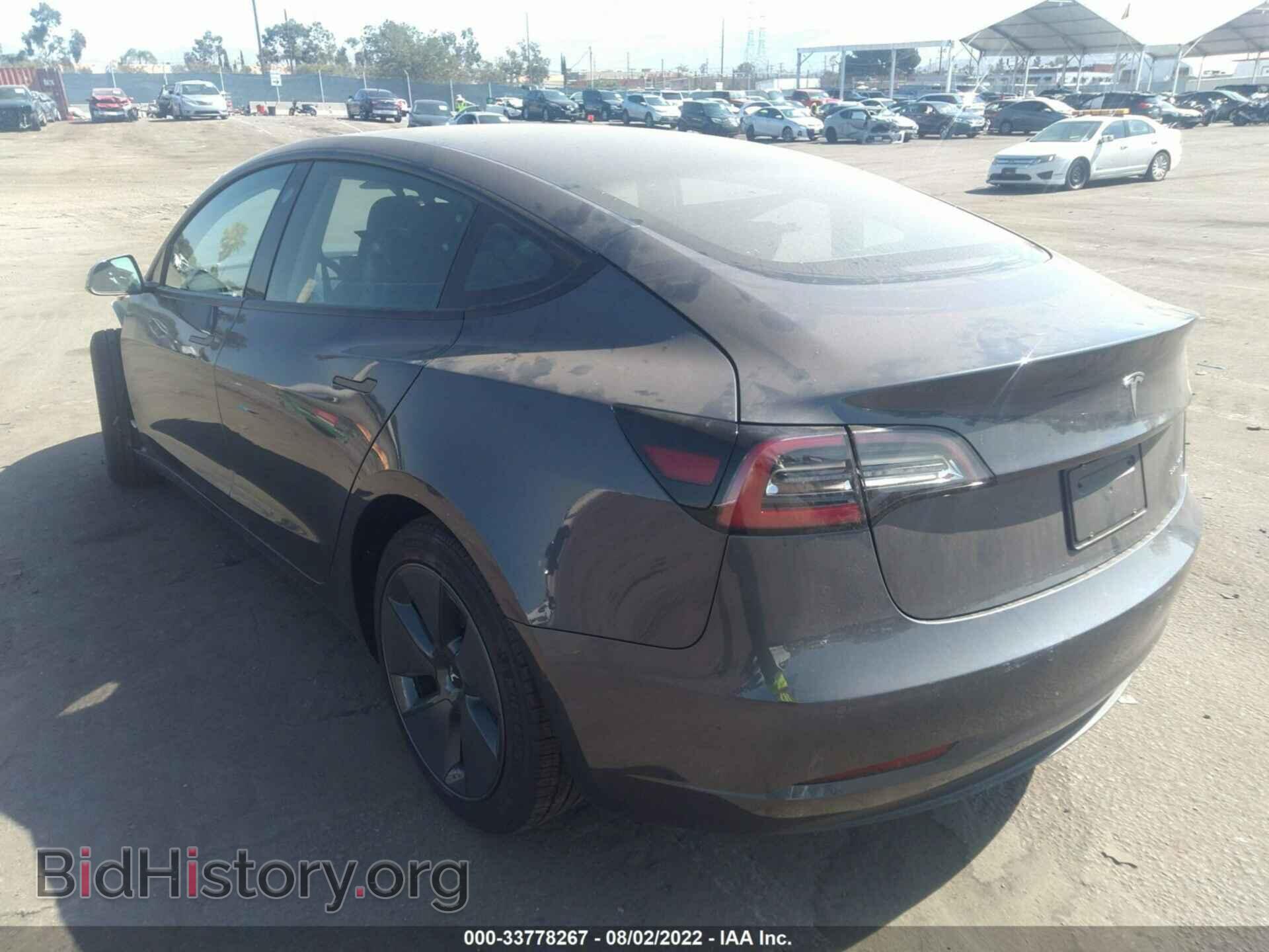 2022 TESLA MODEL 3 - VIN: 5YJ3E1EB5NF199442 - Фото 3