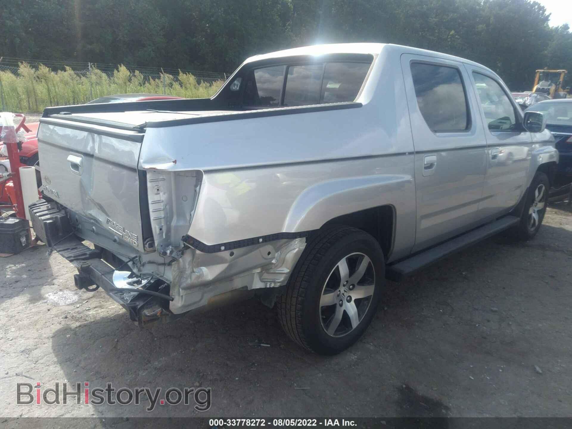 2014 HONDA RIDGELINE - VIN: 5FPYK1F63EB009953 - Фото 4