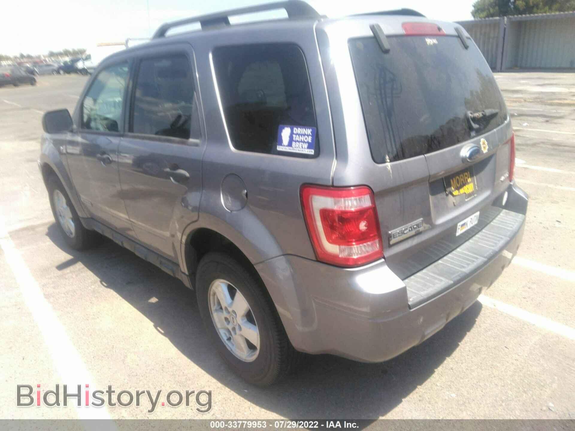 2008 FORD ESCAPE - VIN: 1FMCU93118KD40389 - Фото 3