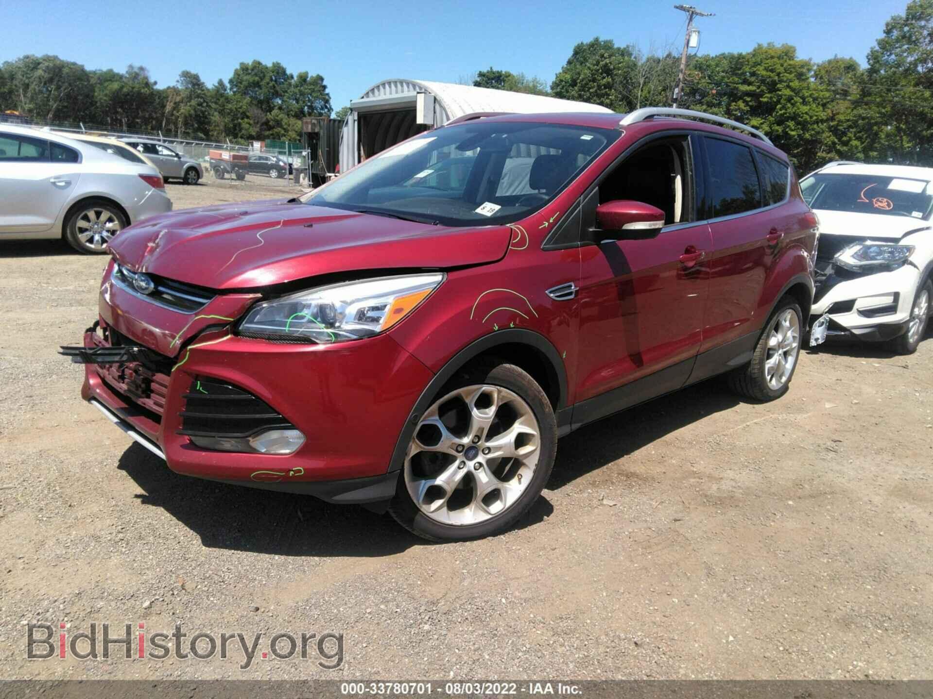 2014 FORD ESCAPE - VIN: 1FMCU9J93EUE05462 - Фото 2