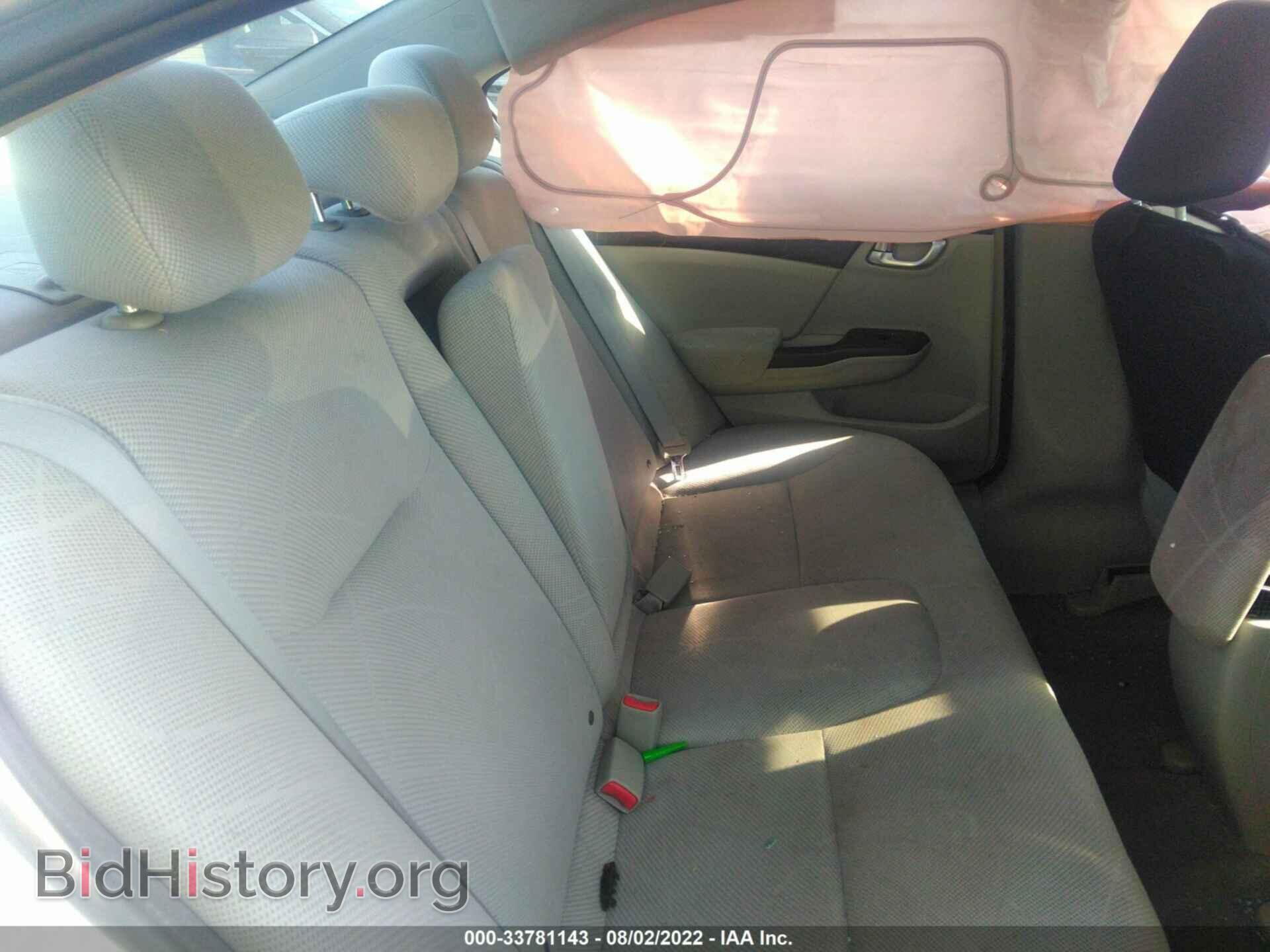 2012 HONDA CIVIC SDN - VIN: 2HGFB2F80CH602668 - Фото 8