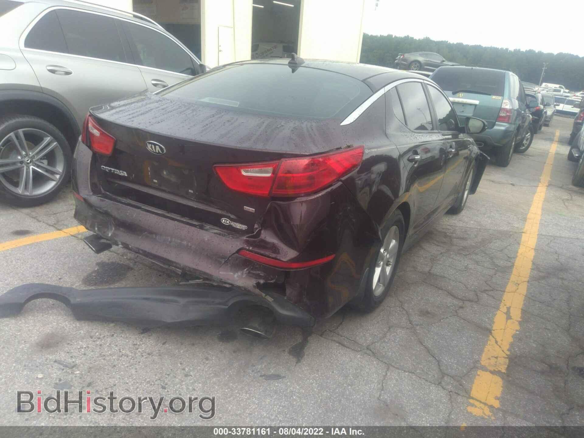 2014 KIA OPTIMA - VIN: 5XXGM4A73EG346104 - Фото 4