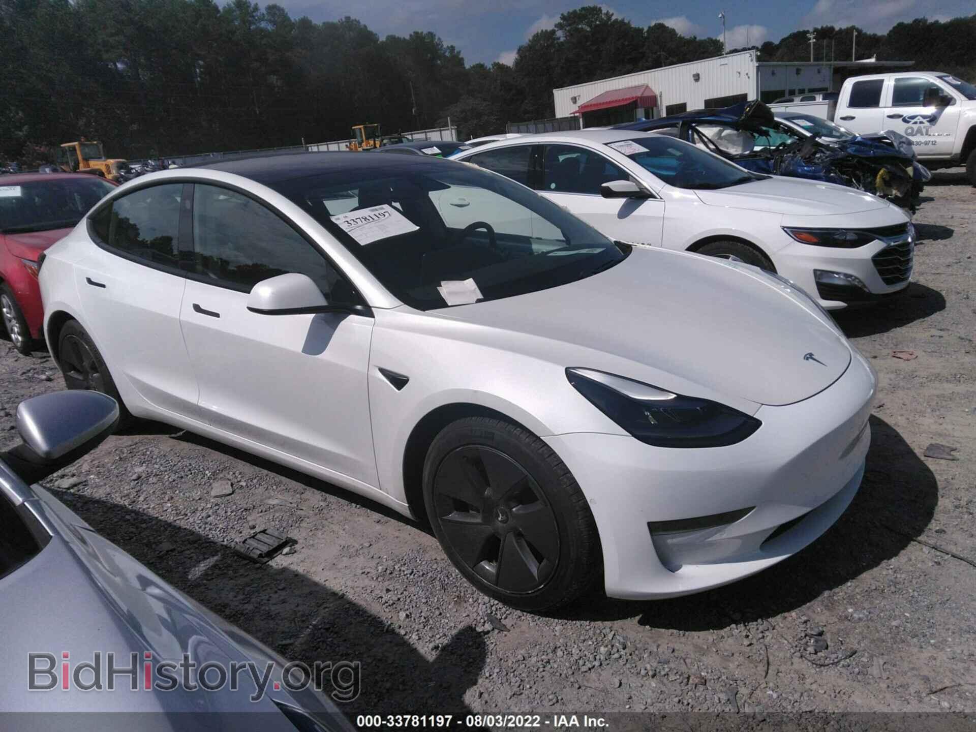 Photo 5YJ3E1EA4MF918282 - TESLA MODEL 3 2021