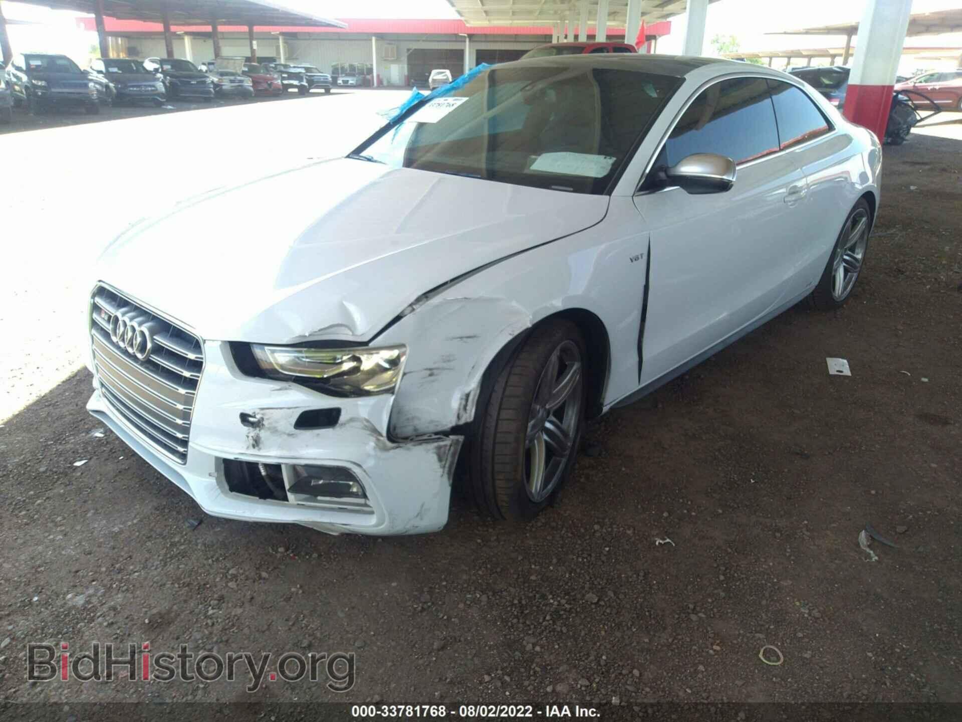 2013 AUDI S5 - VIN: WAUCGAFR1DA029380 - Фото 2