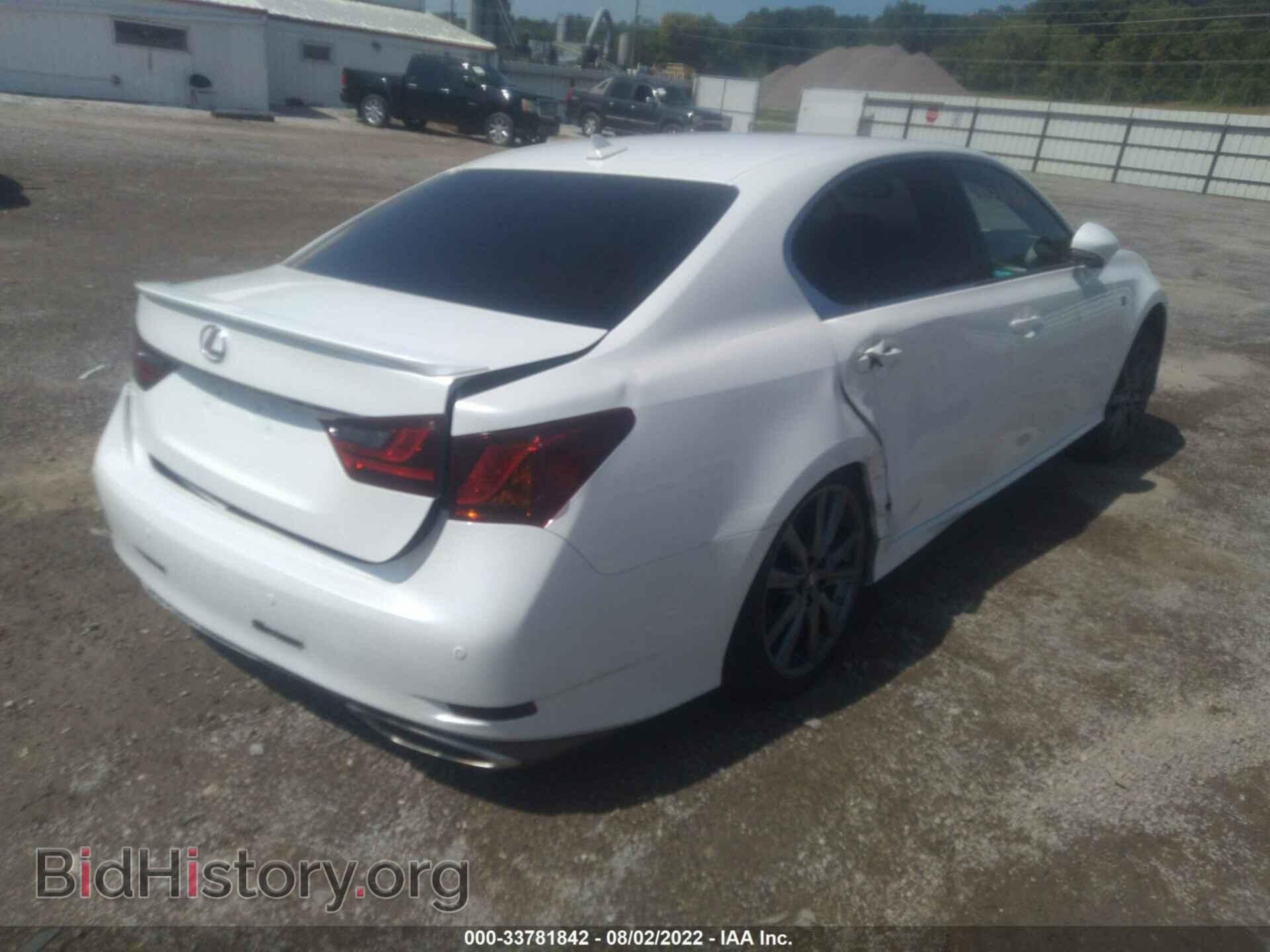 2013 LEXUS GS 350 - VIN: JTHCE1BL8D5008964 - Фото 4