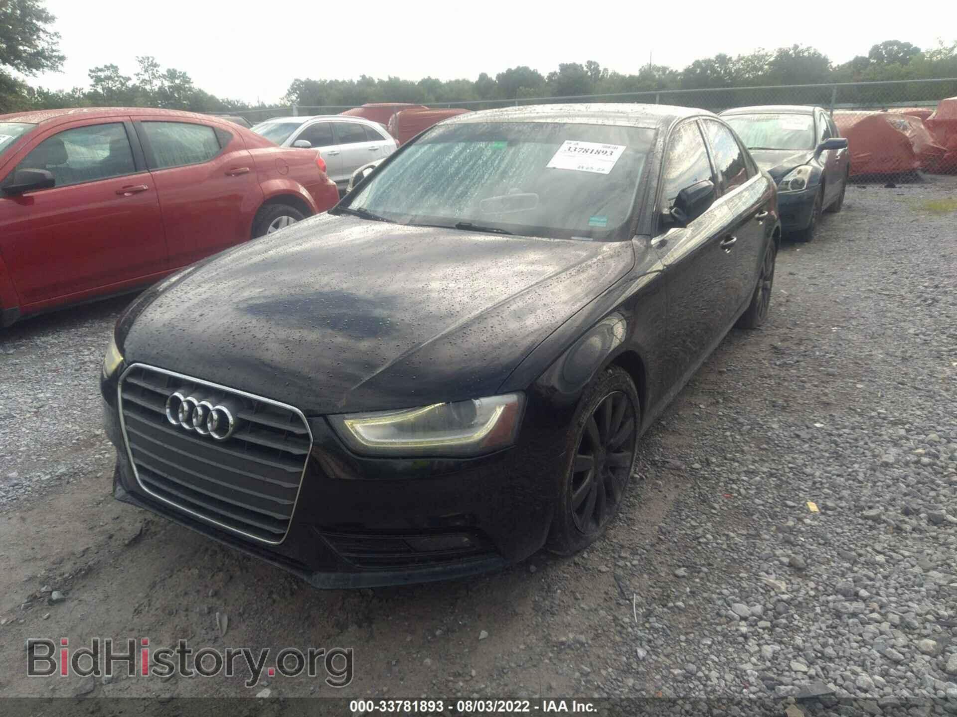 2013 AUDI A4 - VIN: WAUAFAFL0DA066989 - Фото 2