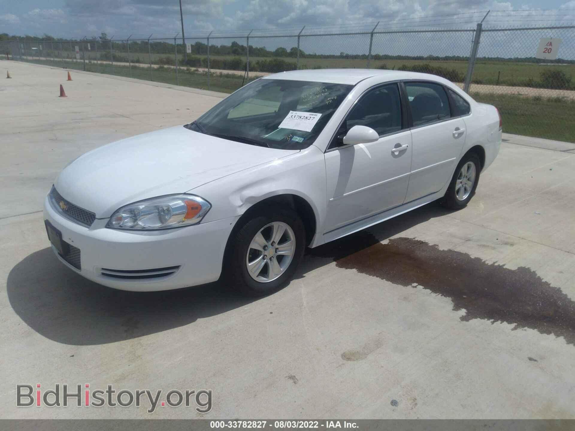 2012 CHEVROLET IMPALA - VIN: 2G1WA5E33C1280876 - Фото 2