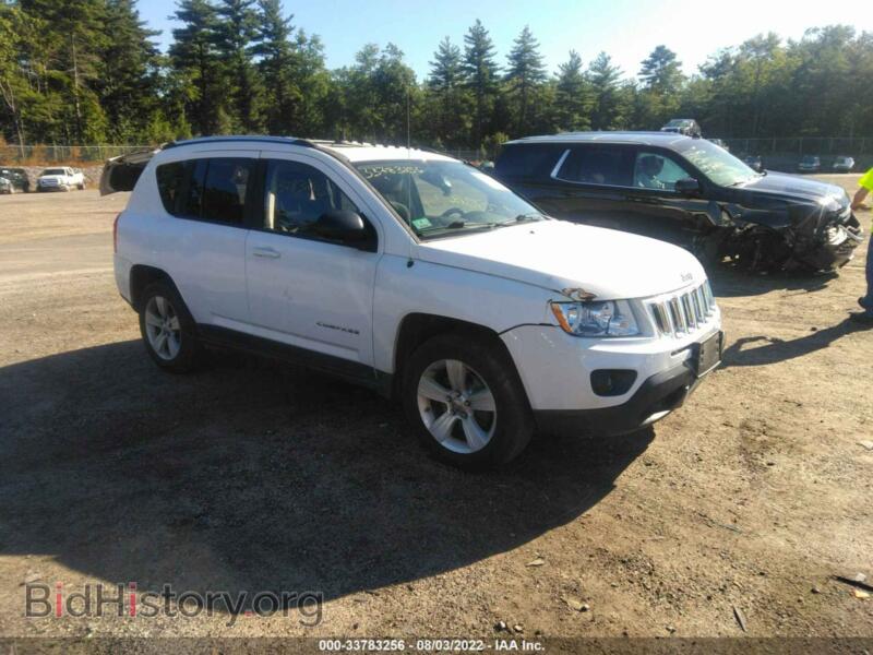 2012 Jeep COMPASS Latitude (VIN 1C4NJDEB1CD588122) — photo 1 of 12, IAAI, damage: rear