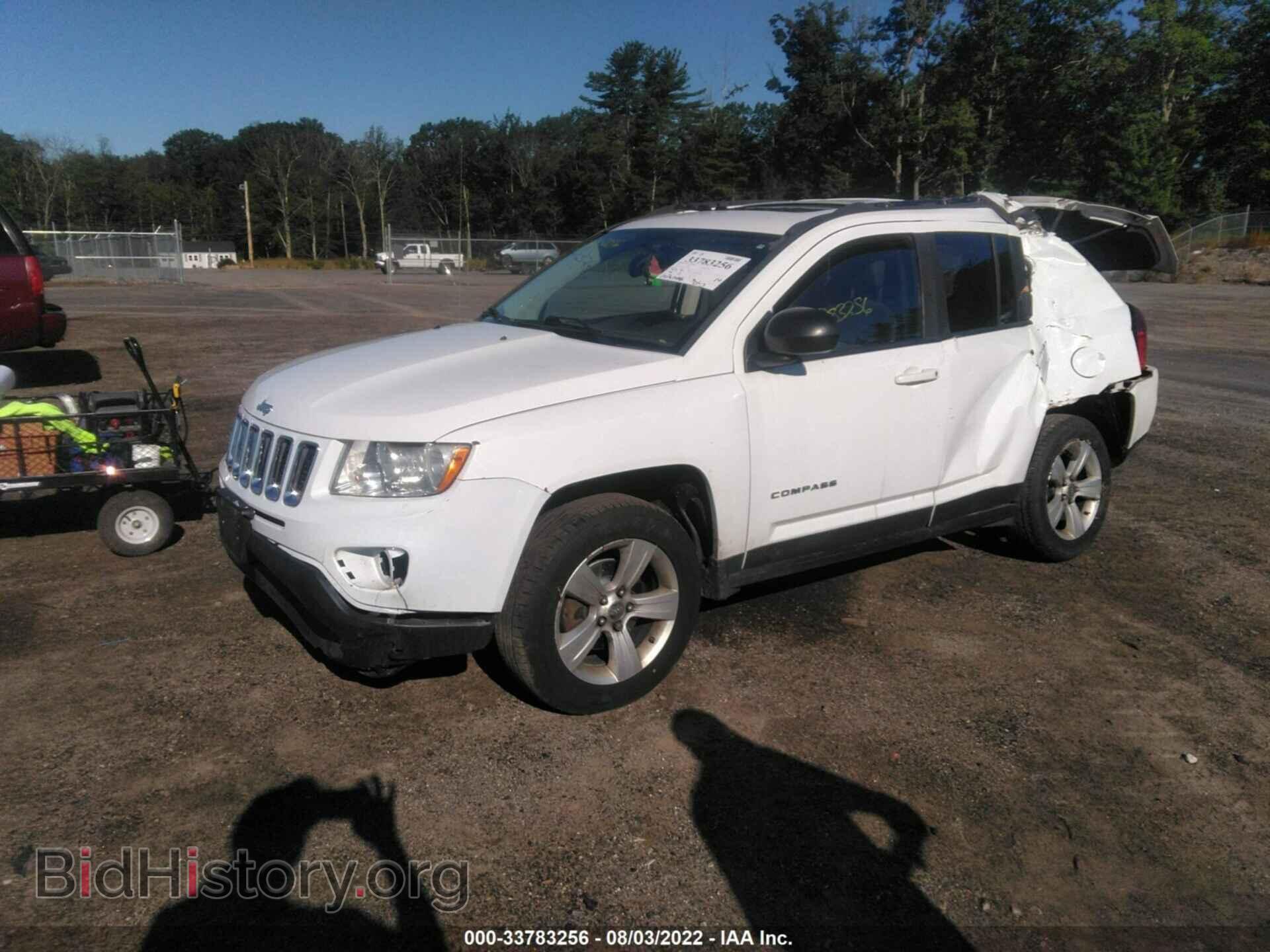 2012 JEEP COMPASS - VIN: 1C4NJDEB1CD588122 - Фото 2