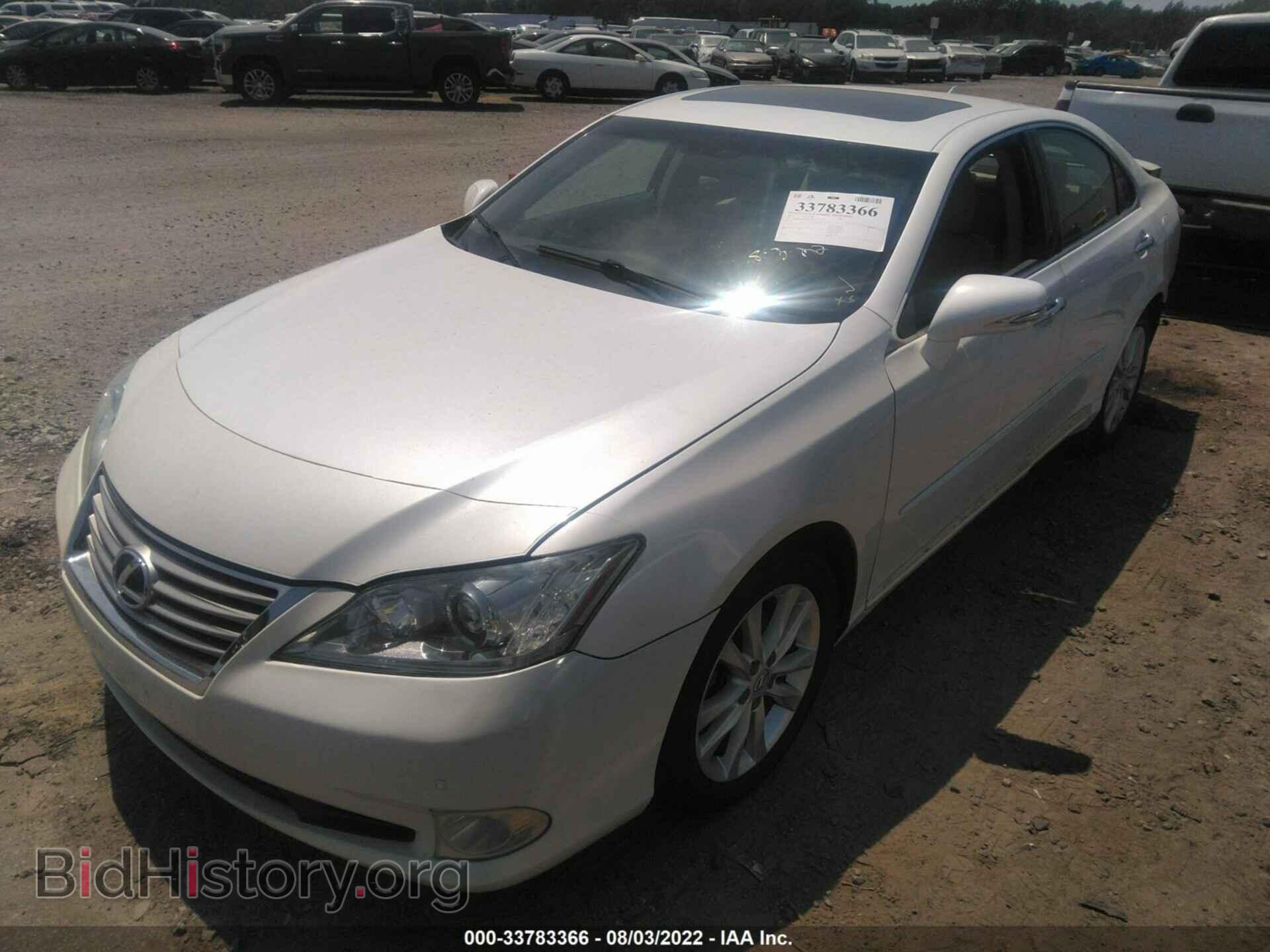 2012 LEXUS ES 350 - VIN: JTHBK1EG6C2474802 - Фото 2