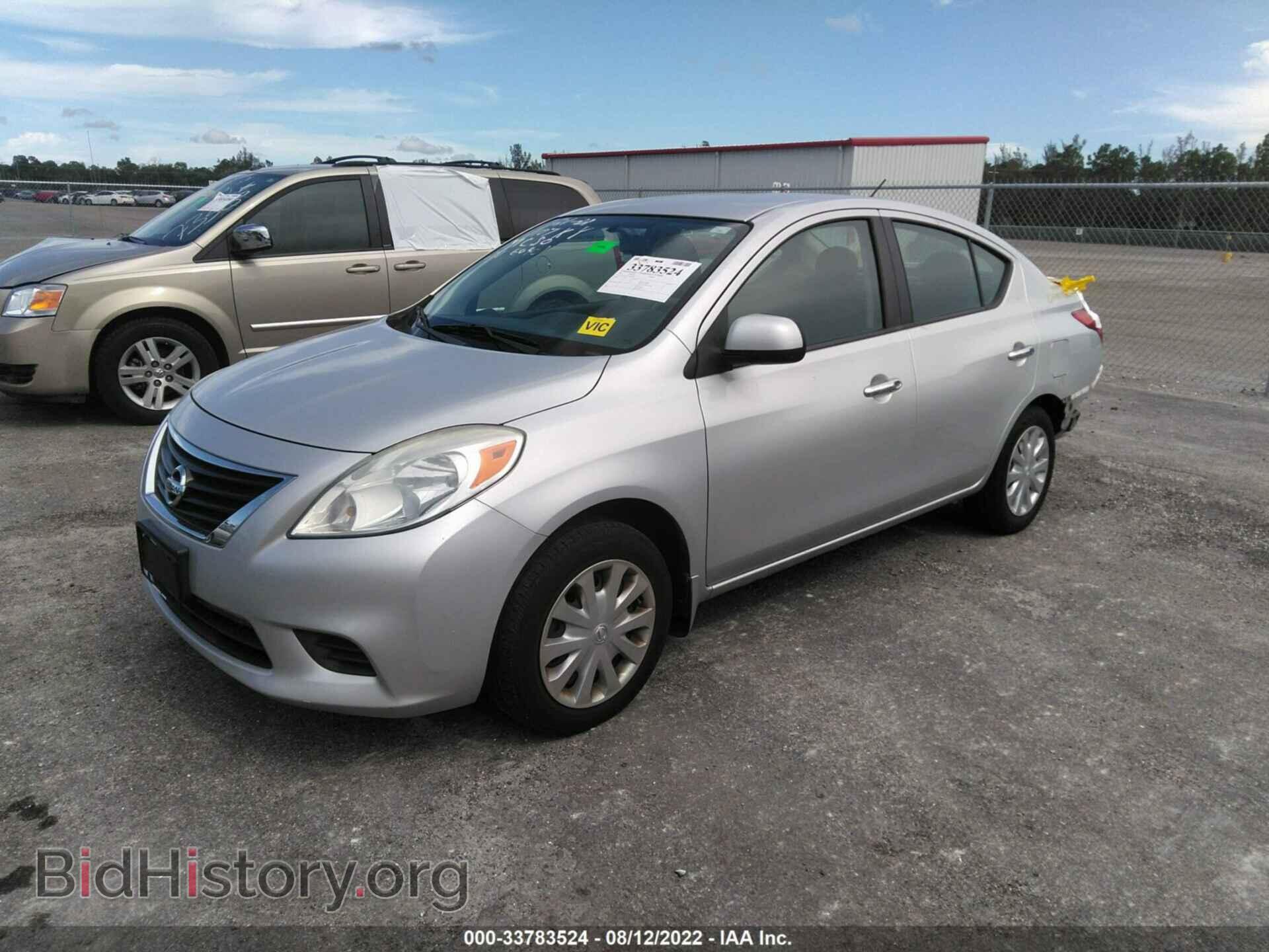 2012 NISSAN VERSA - VIN: 3N1CN7AP3CL885100 - Фото 2