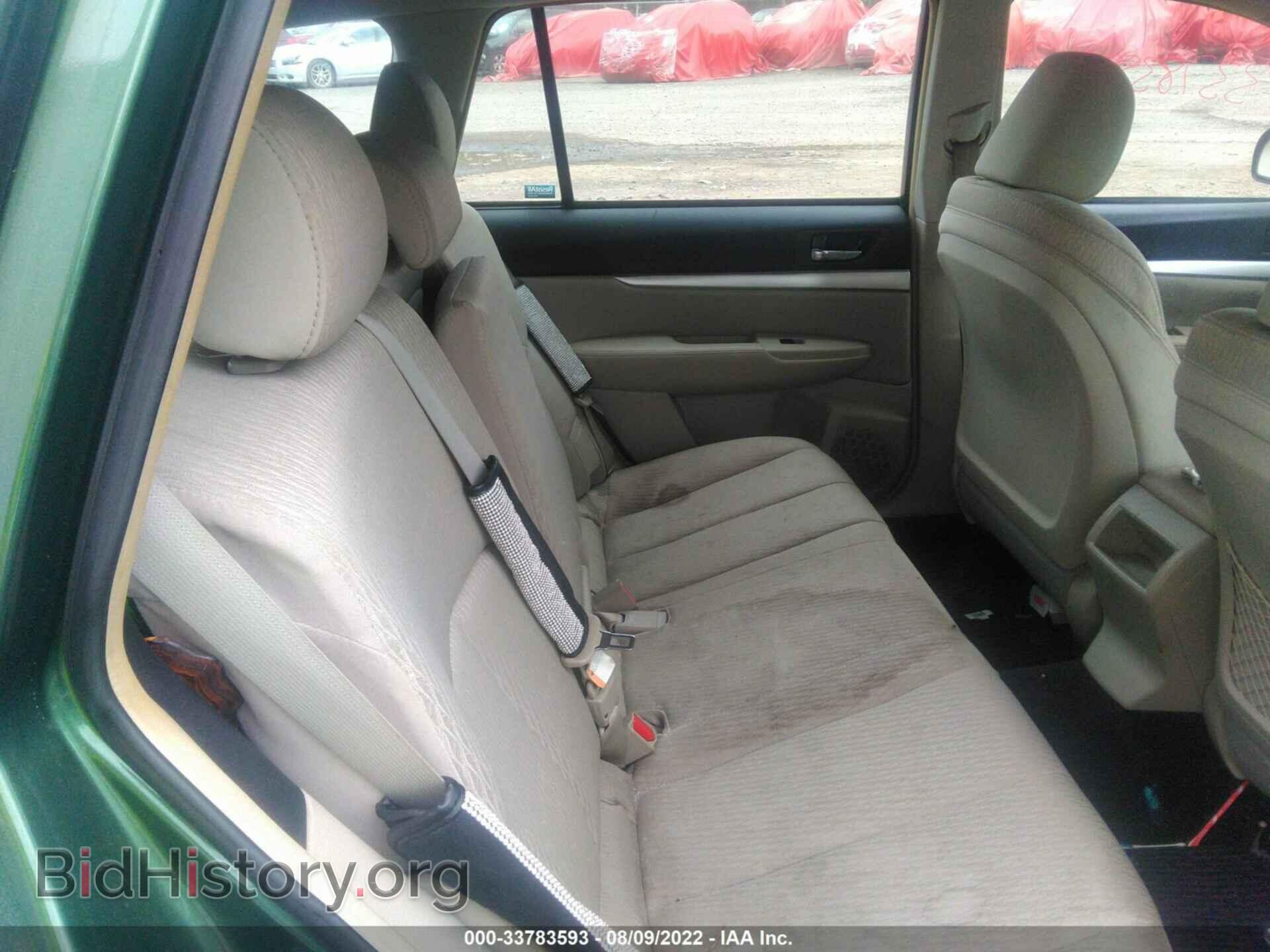 2012 SUBARU OUTBACK - VIN: 4S4BRBAC5C3281732 - Фото 8