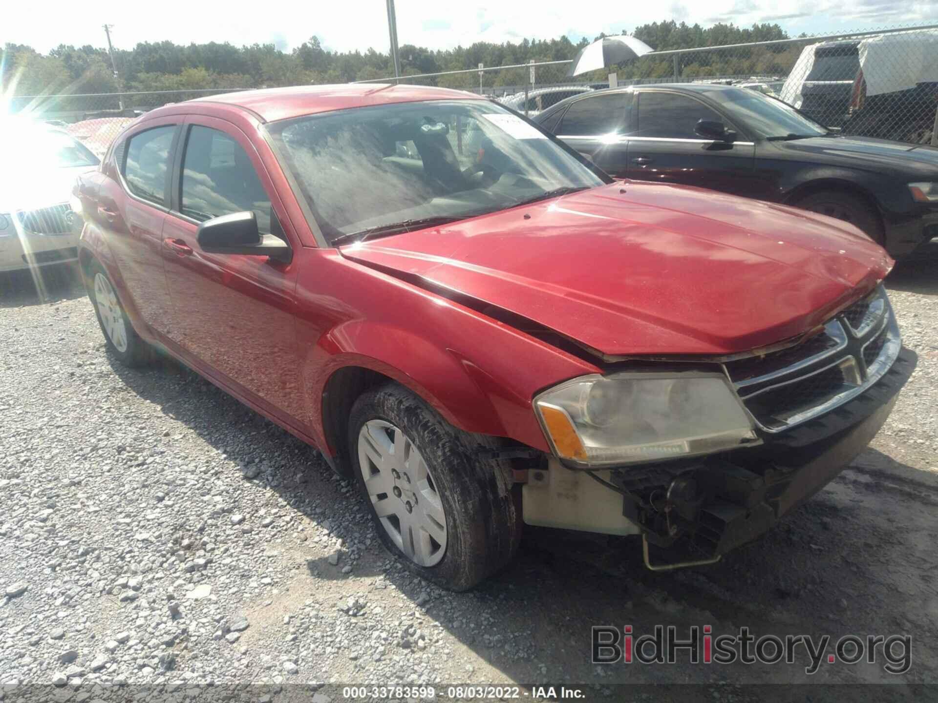 Photo 1C3CDZAB8DN730001 - DODGE AVENGER 2013