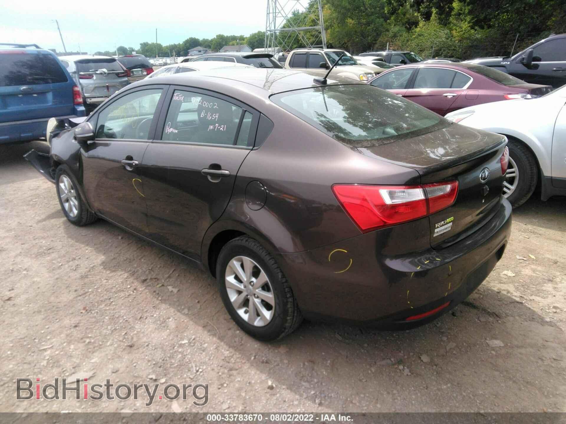 2013 KIA RIO - VIN: KNADN4A37D6133017 - Фото 3