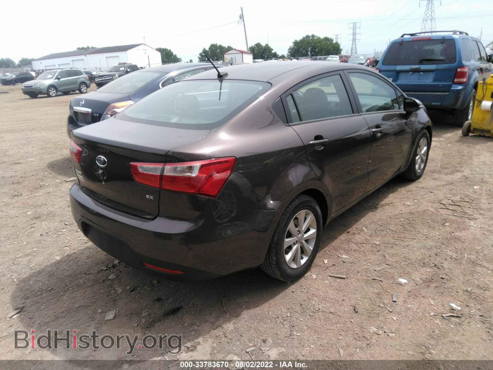 2013 KIA RIO - VIN: KNADN4A37D6133017 - Фото 4