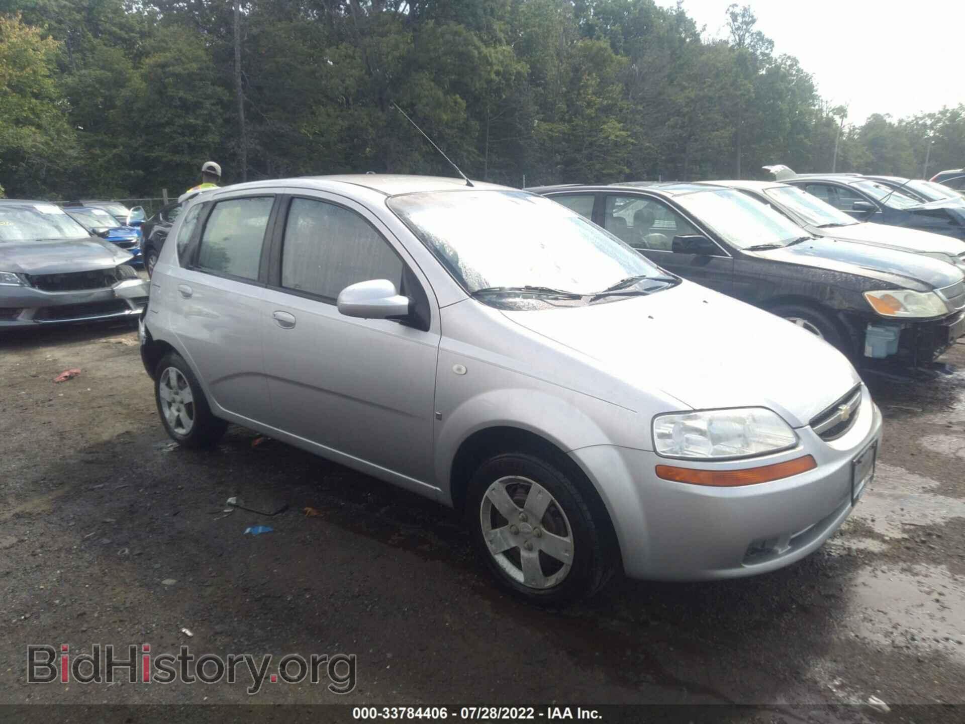 Фотография KL1TD66657B727169 - CHEVROLET AVEO 2007