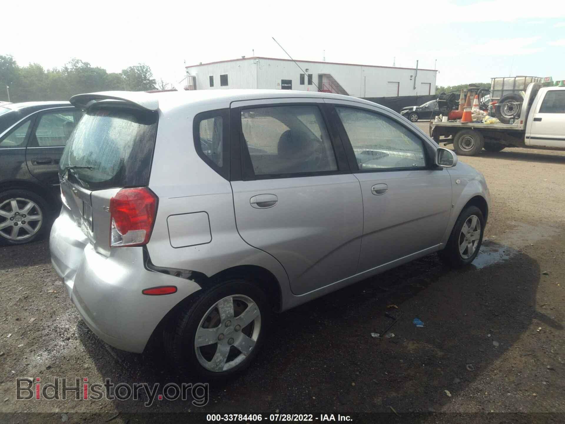 2007 CHEVROLET AVEO - VIN: KL1TD66657B727169 - Фото 4