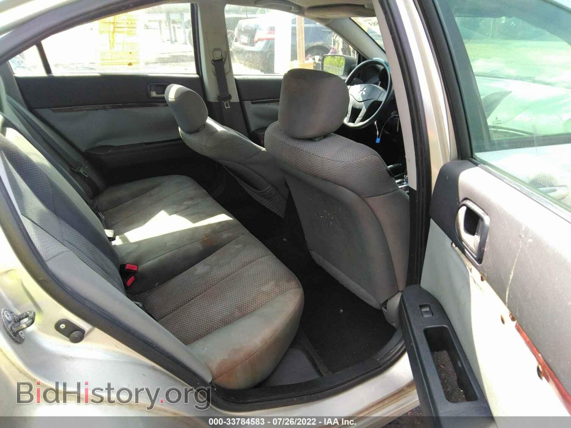 2009 MITSUBISHI GALANT - VIN: 4A3AB36F29E024616 - Фото 8