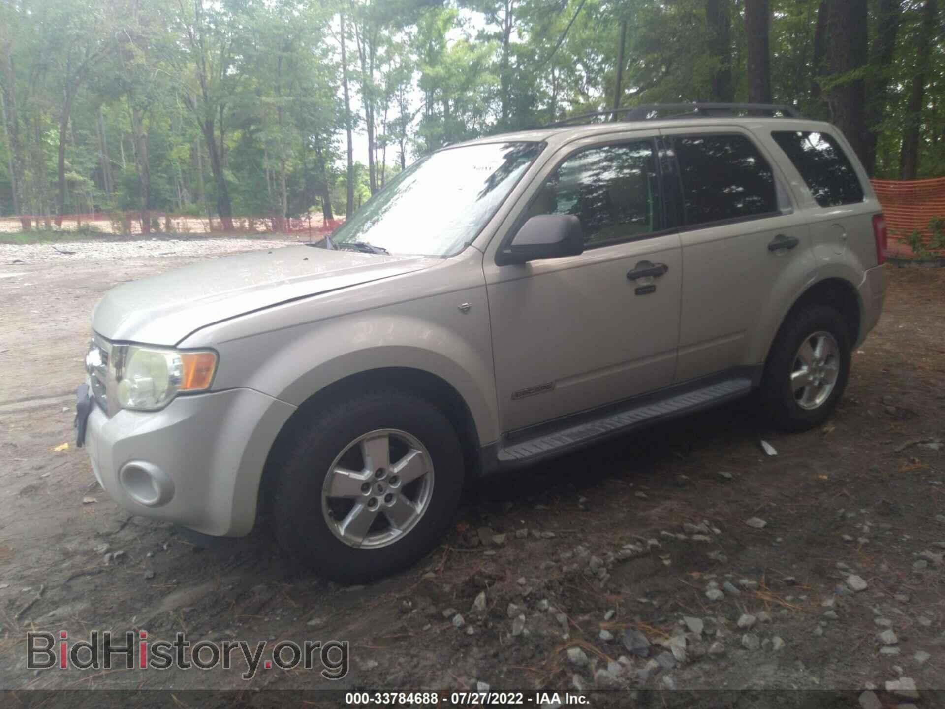 2008 FORD ESCAPE - VIN: 1FMCU931X8KA90621 - Фото 2