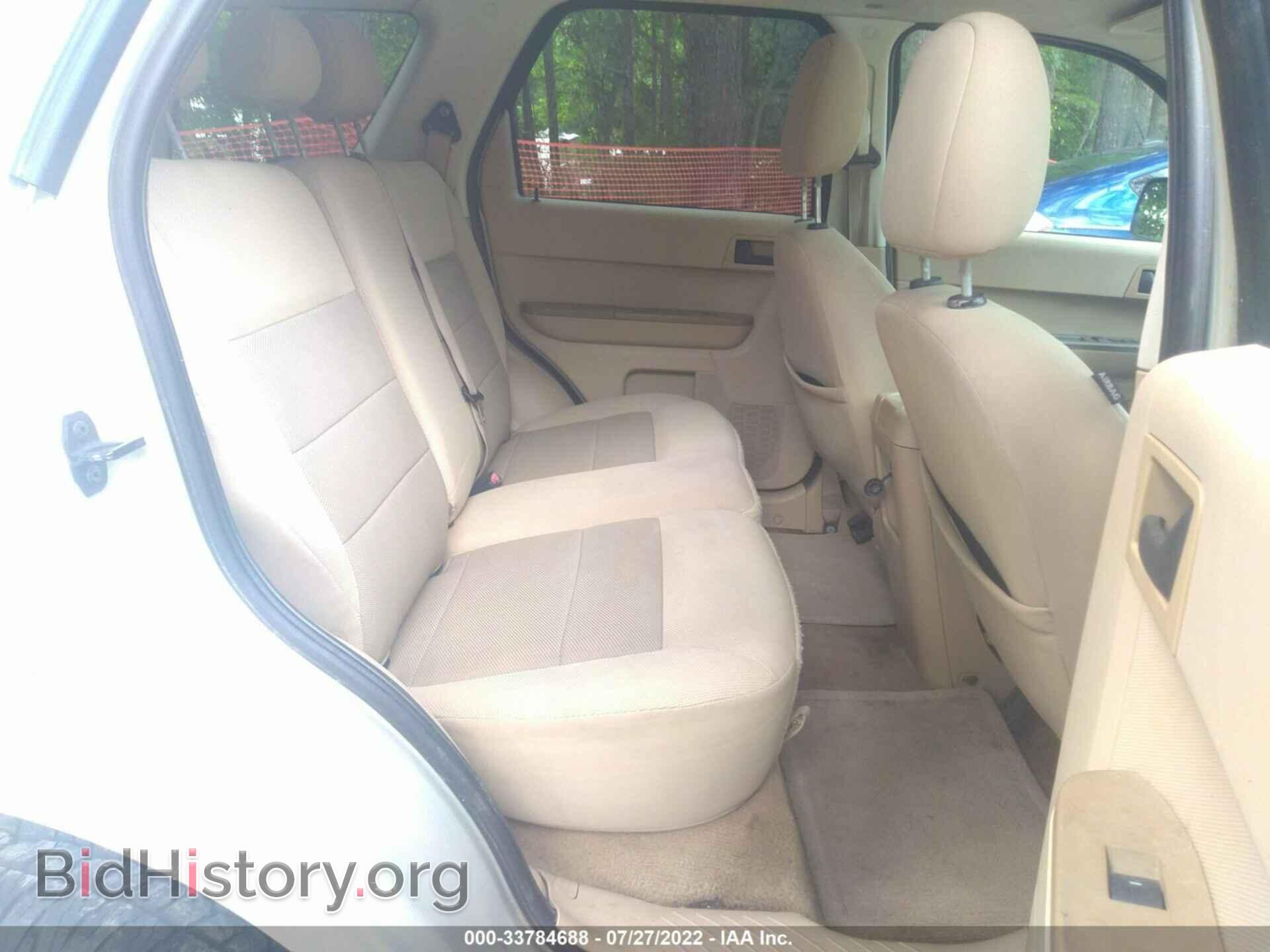 2008 FORD ESCAPE - VIN: 1FMCU931X8KA90621 - Фото 8