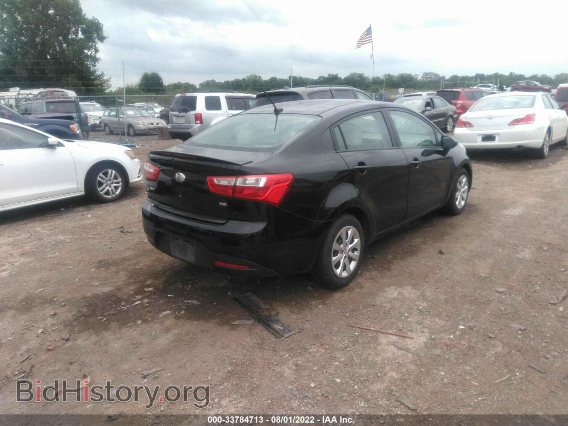 2013 KIA RIO - VIN: KNADM4A33D6159536 - Фото 4
