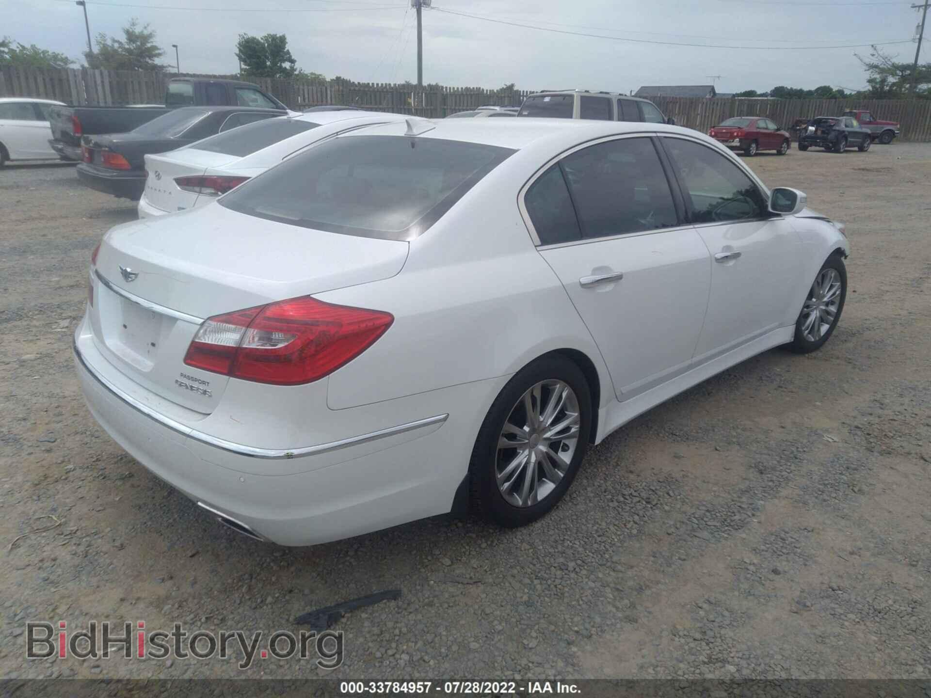 2012 HYUNDAI GENESIS - VIN: KMHGC4DD3CU200695 - Фото 4