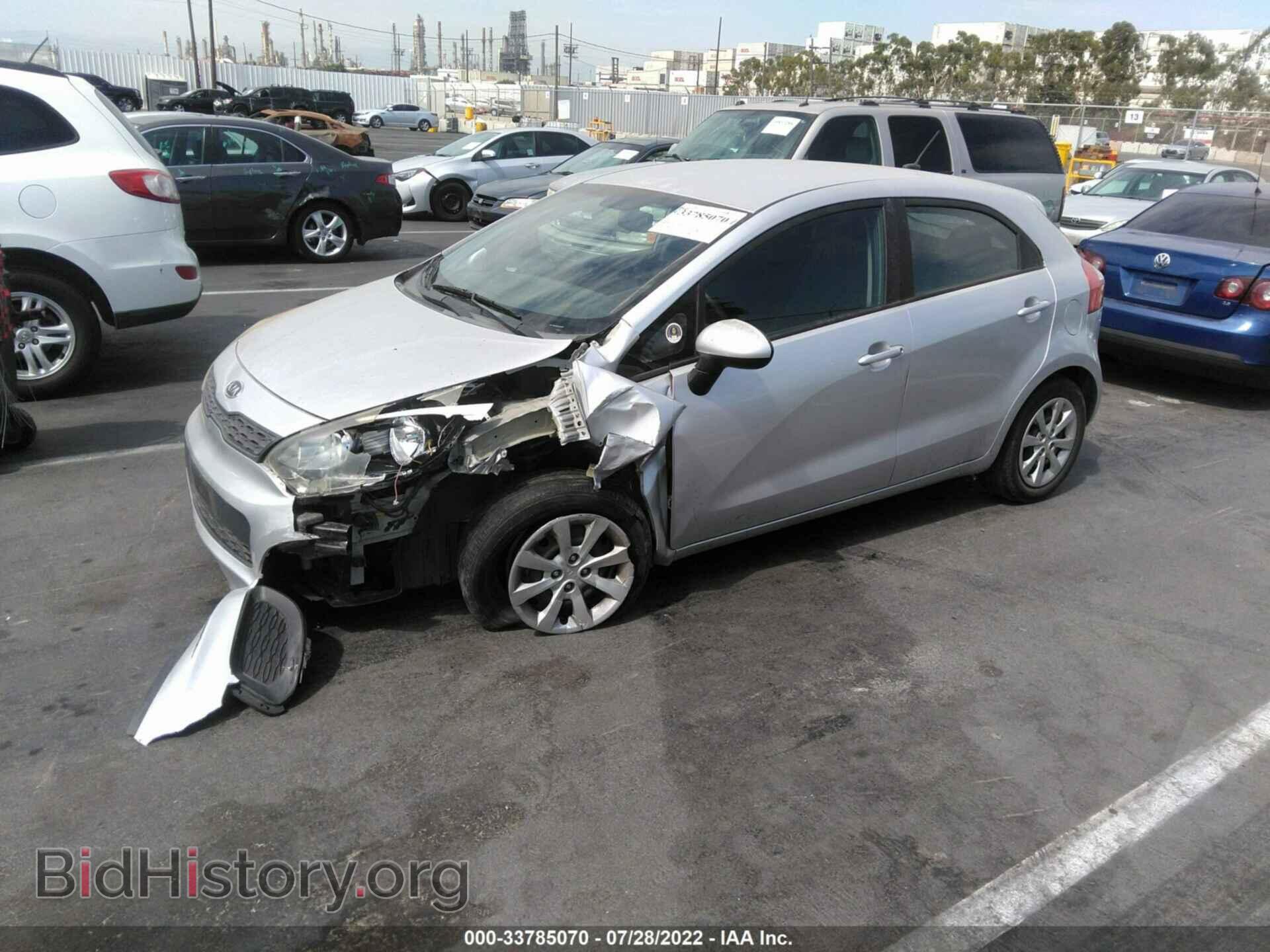 2013 KIA RIO - VIN: KNADM5A30D6097860 - Фото 2