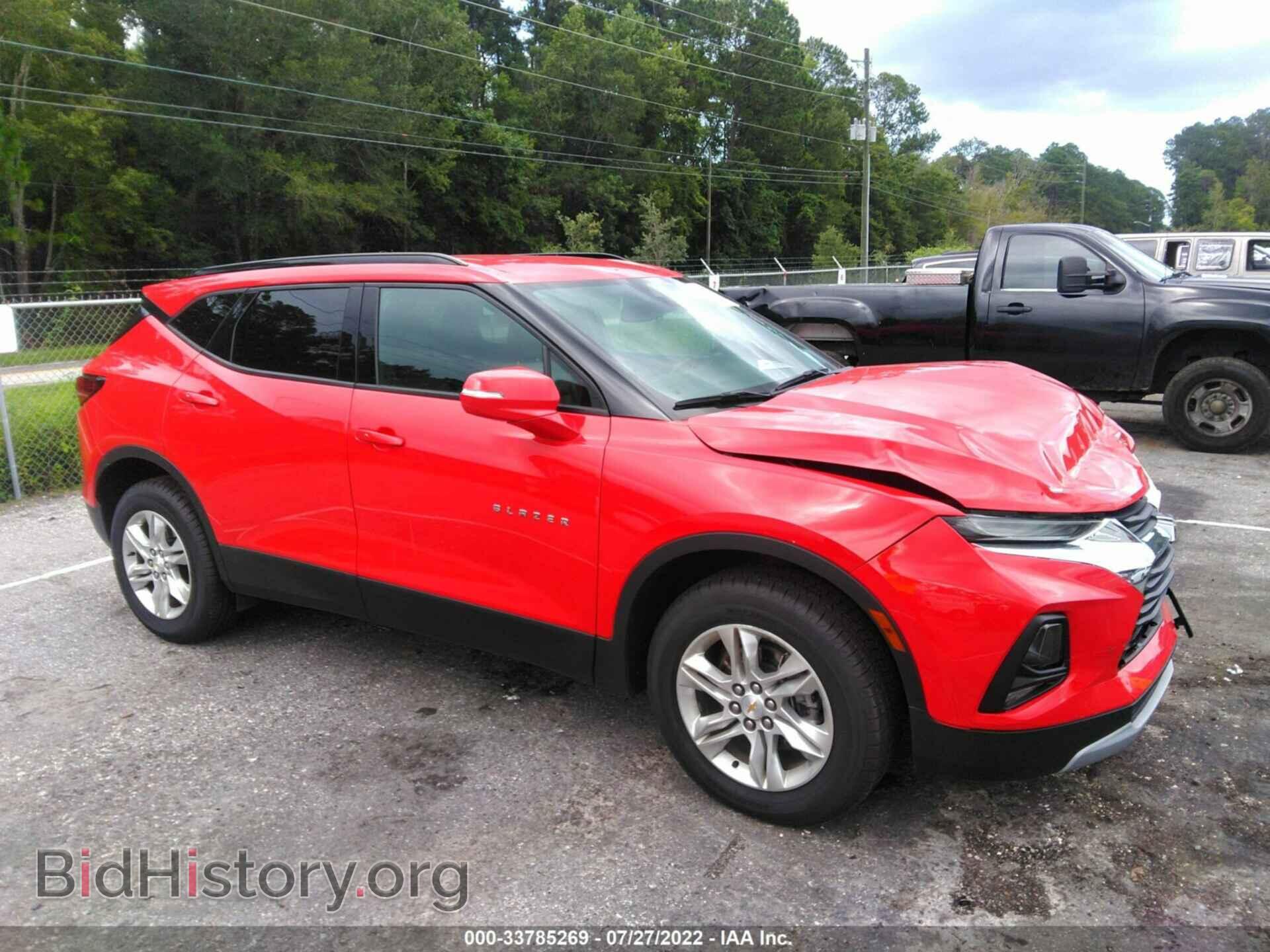 Фотография 3GNKBDRS7MS505571 - CHEVROLET BLAZER 2021
