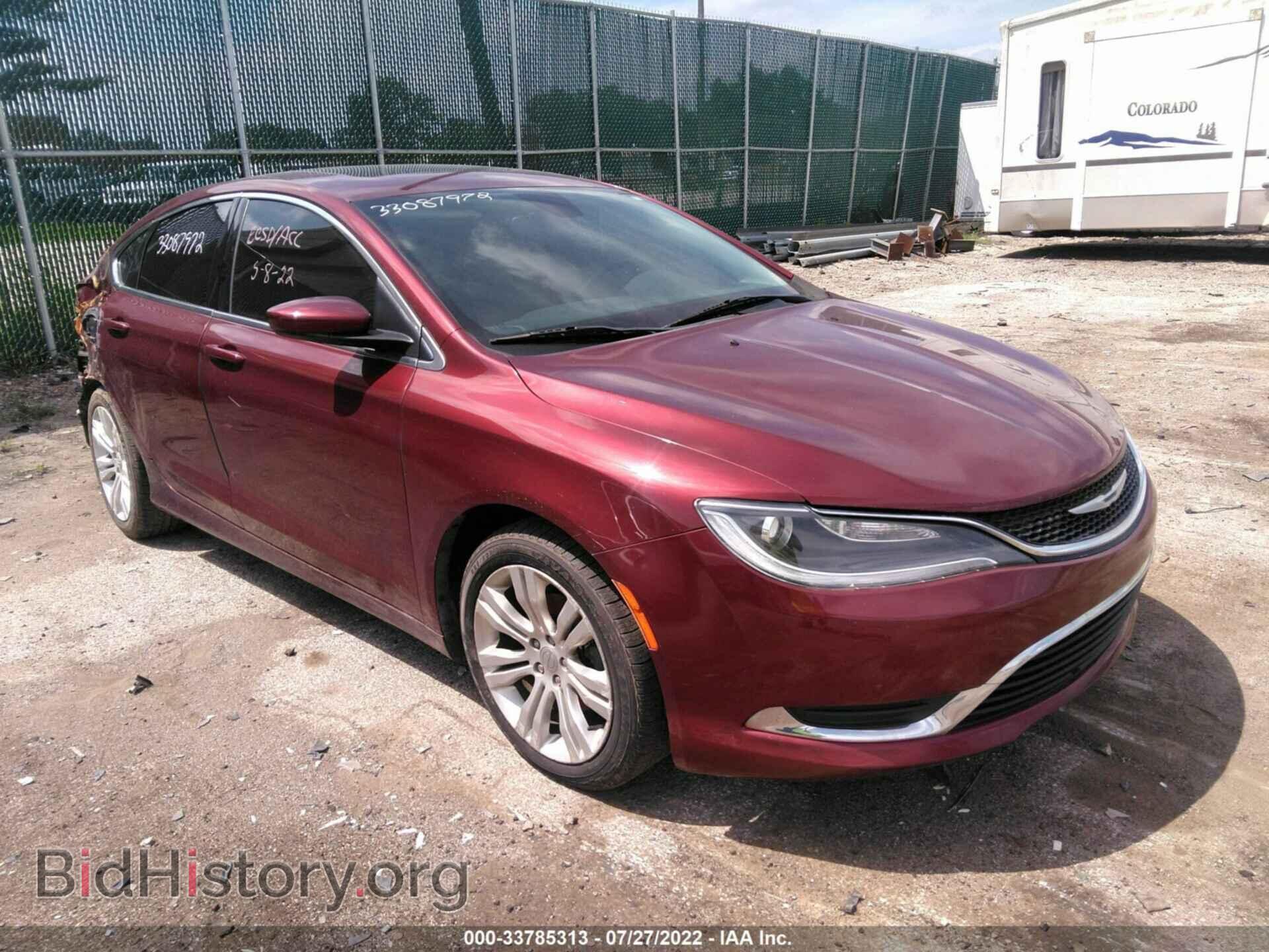 Фотография 1C3CCCAB4FN567821 - CHRYSLER 200 2015