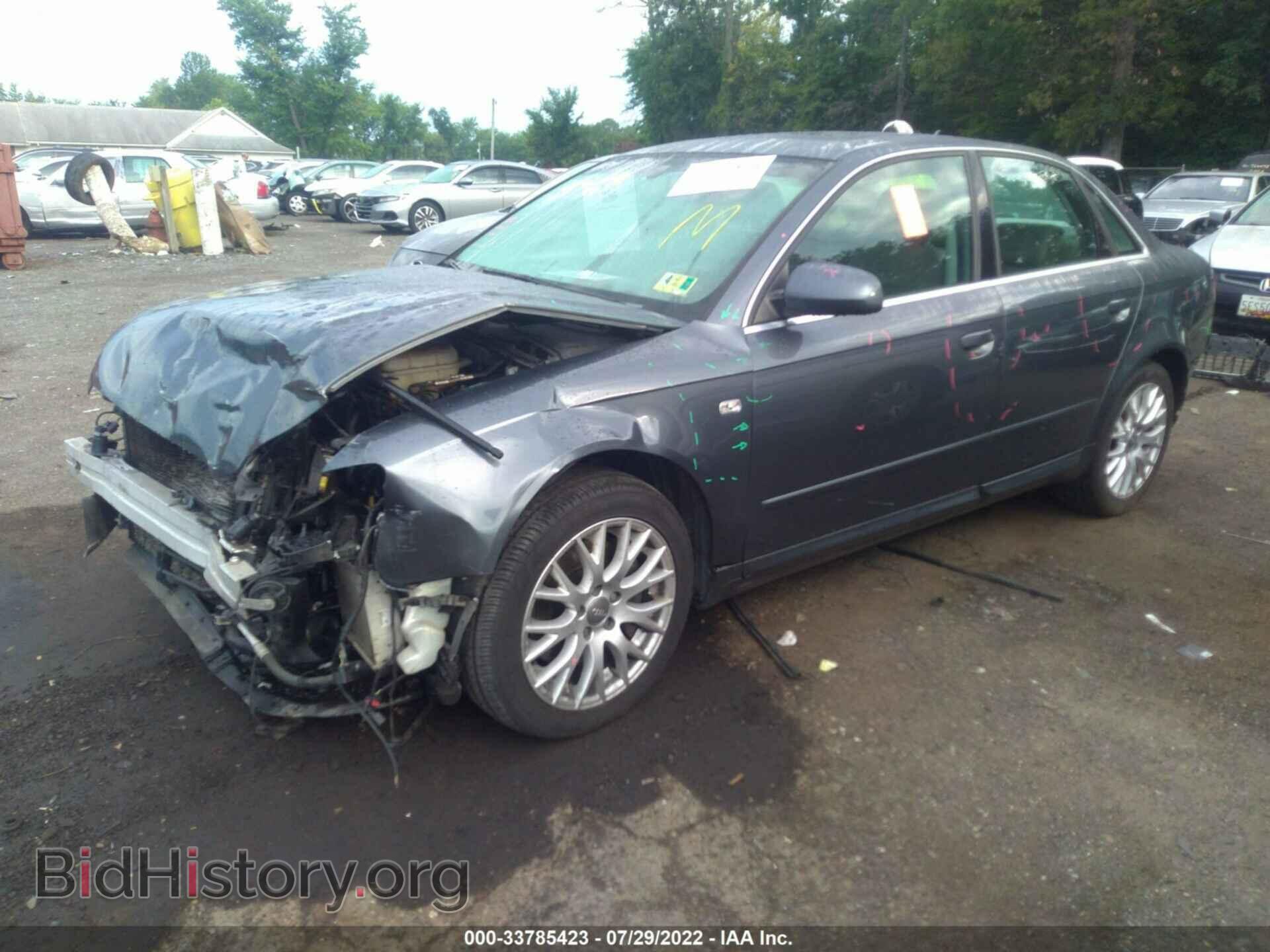 2008 AUDI A4 - VIN: WAUDF78E68A160458 - Фото 2