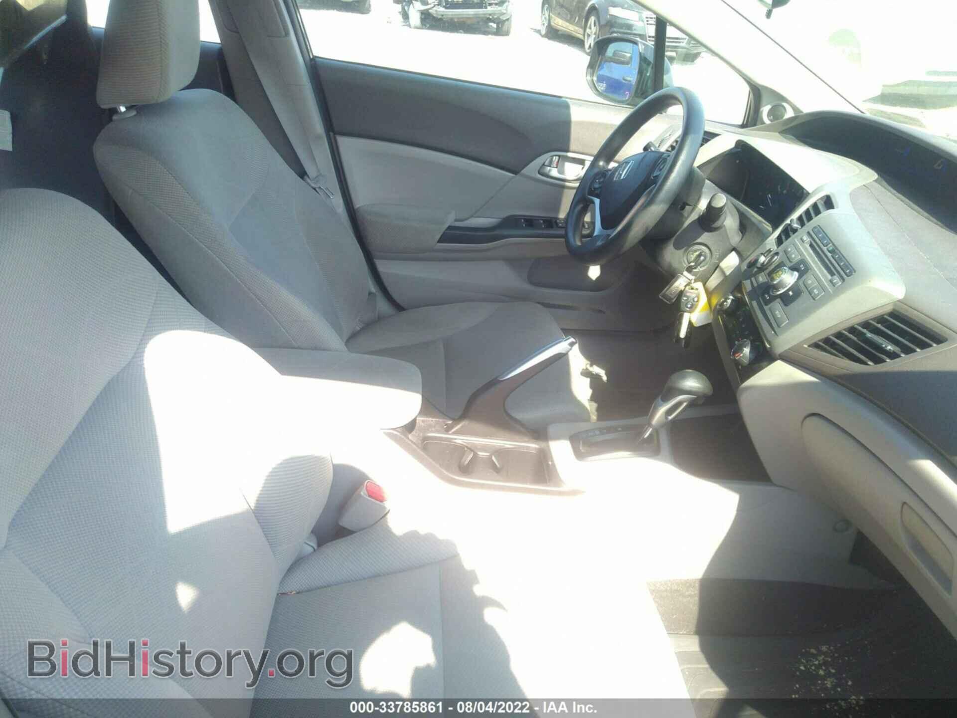 2012 HONDA CIVIC SDN - VIN: 19XFB2F83CE381030 - Фото 5