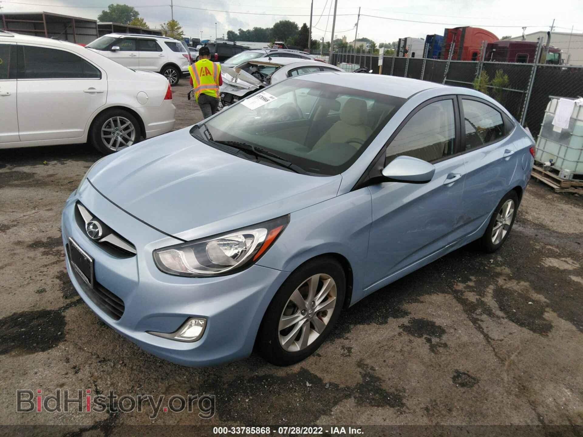 2012 HYUNDAI ACCENT - VIN: KMHCU4AE7CU078772 - Фото 2