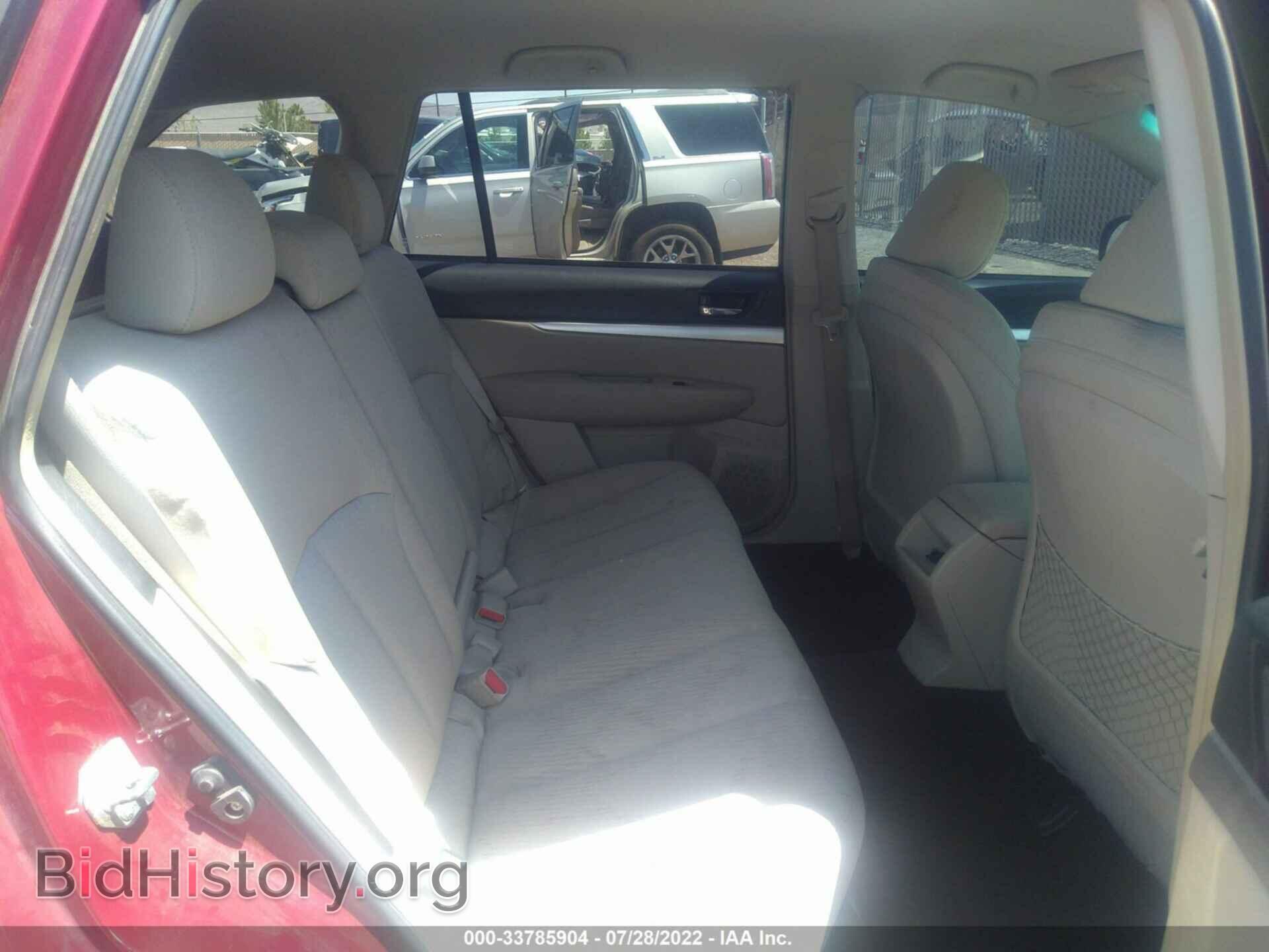 2011 SUBARU OUTBACK - VIN: 4S4BRBCC2B3376504 - Фото 8