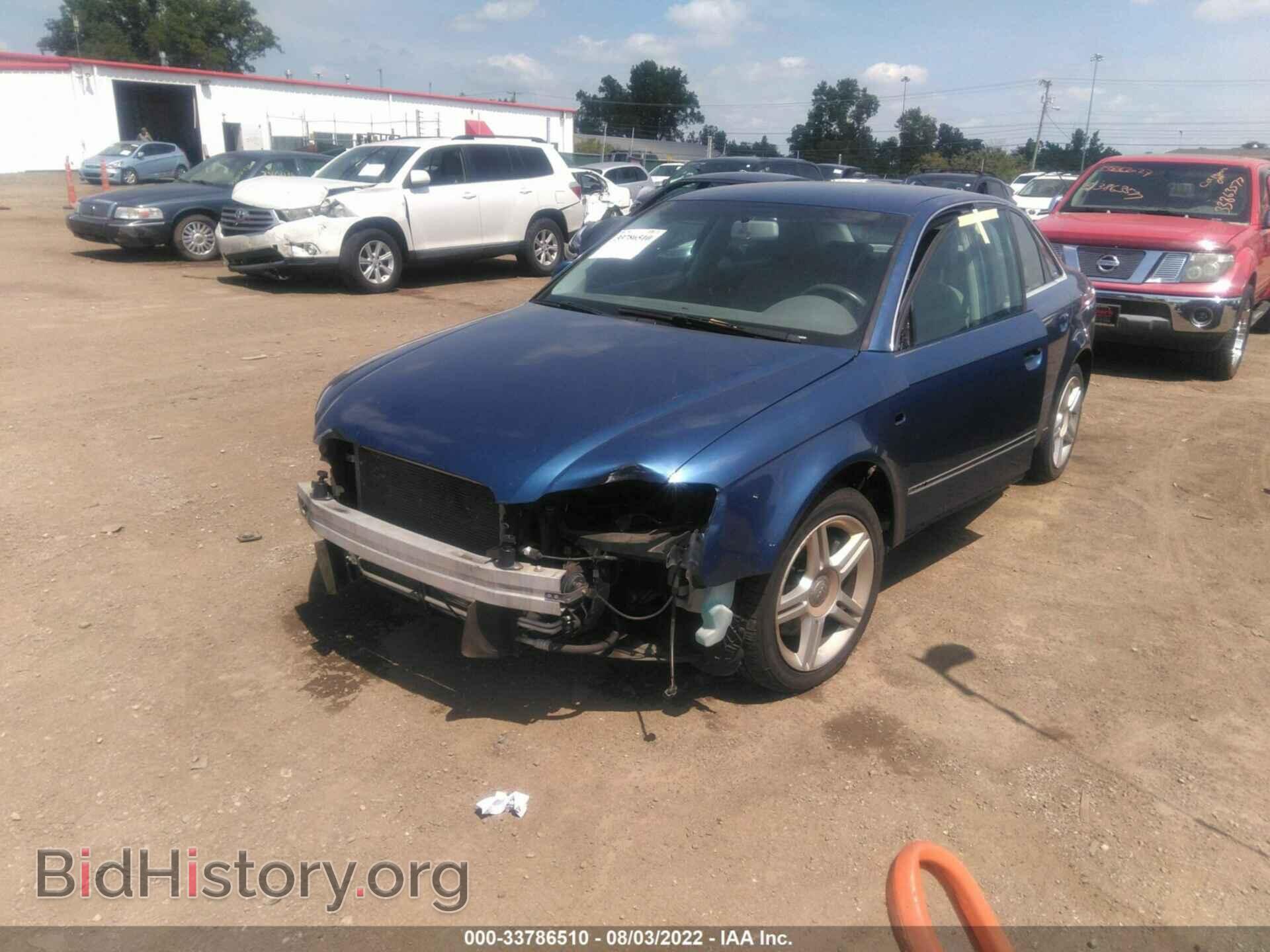 2006 AUDI A4 - VIN: WAUDG78E06A022358 - Фото 2