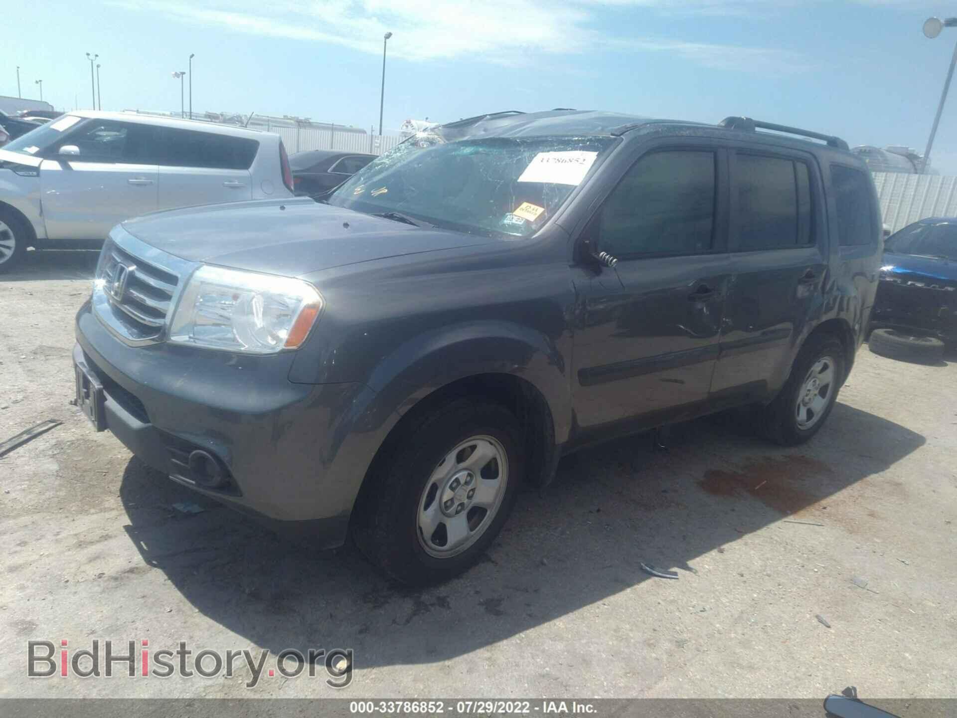 2012 HONDA PILOT - VIN: 5FNYF3H2XCB017791 - Фото 2