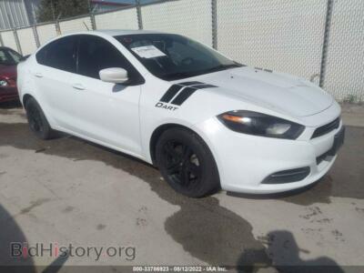 2015 Dodge DART SXT, white — VIN 1C3CDFBB3FD281834, IAAI