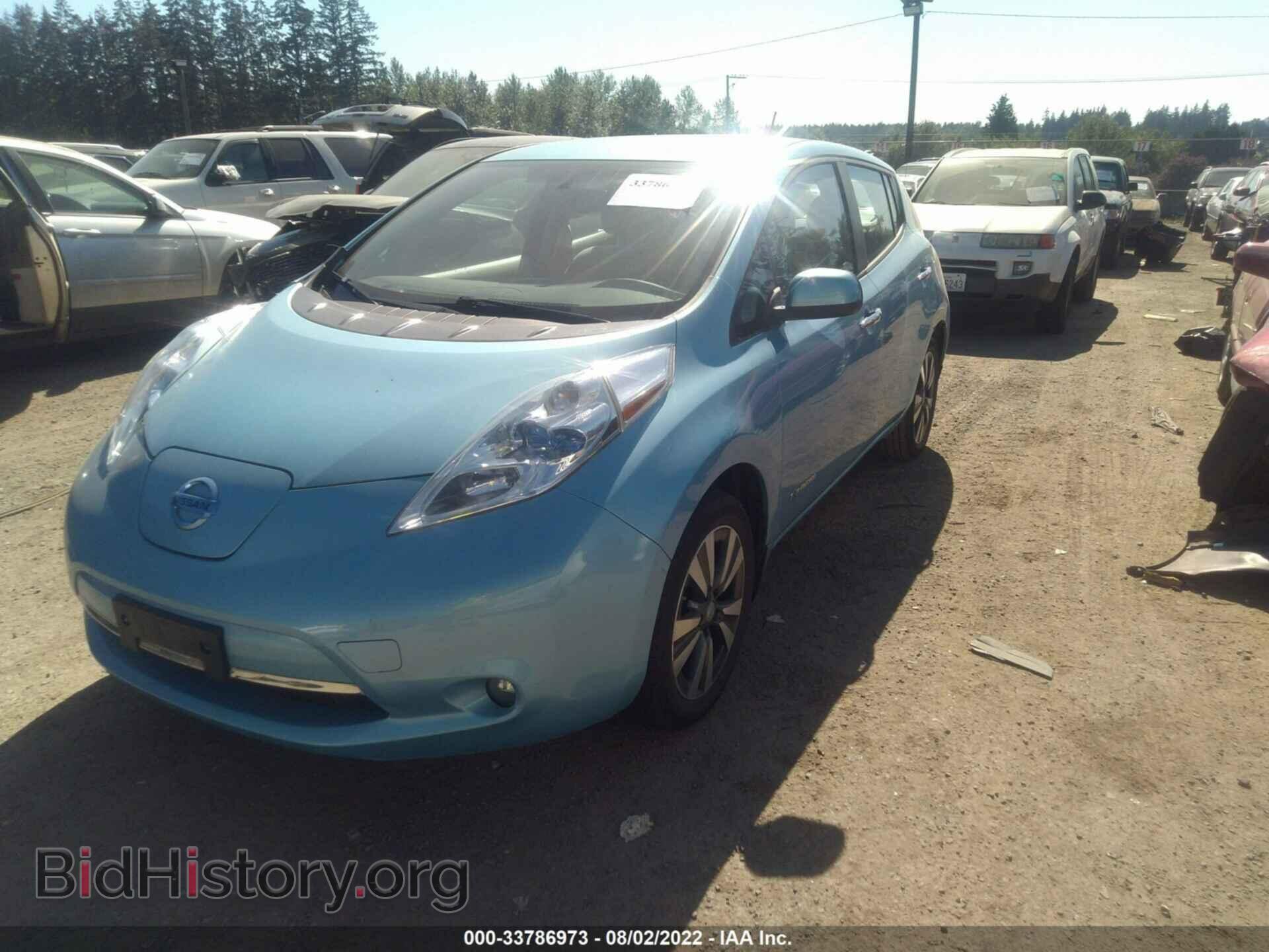 2015 NISSAN LEAF - VIN: 1N4AZ0CP5FC320852 - Фото 2