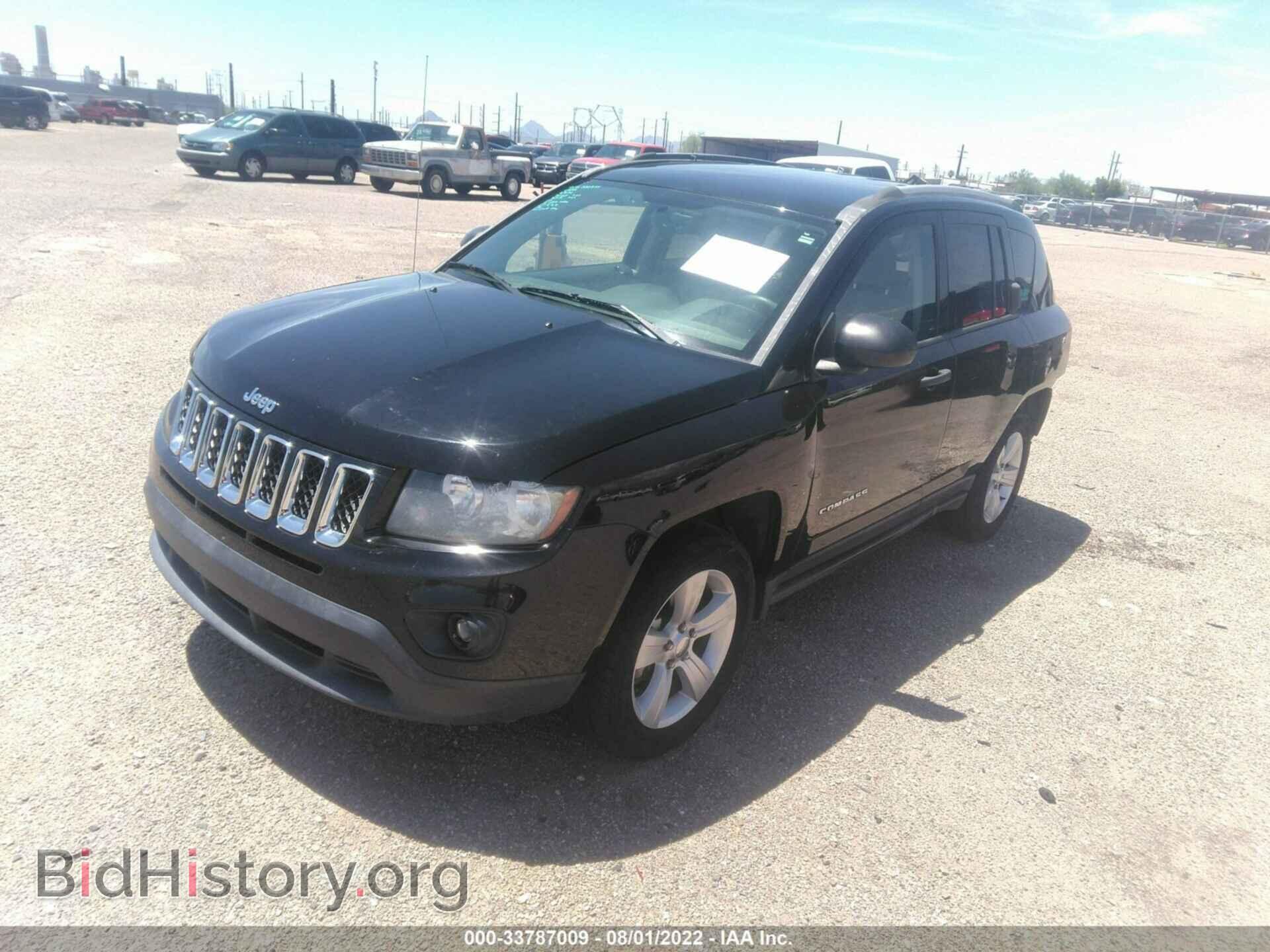 2016 JEEP COMPASS - VIN: 1C4NJDBB7GD585395 - Фото 2
