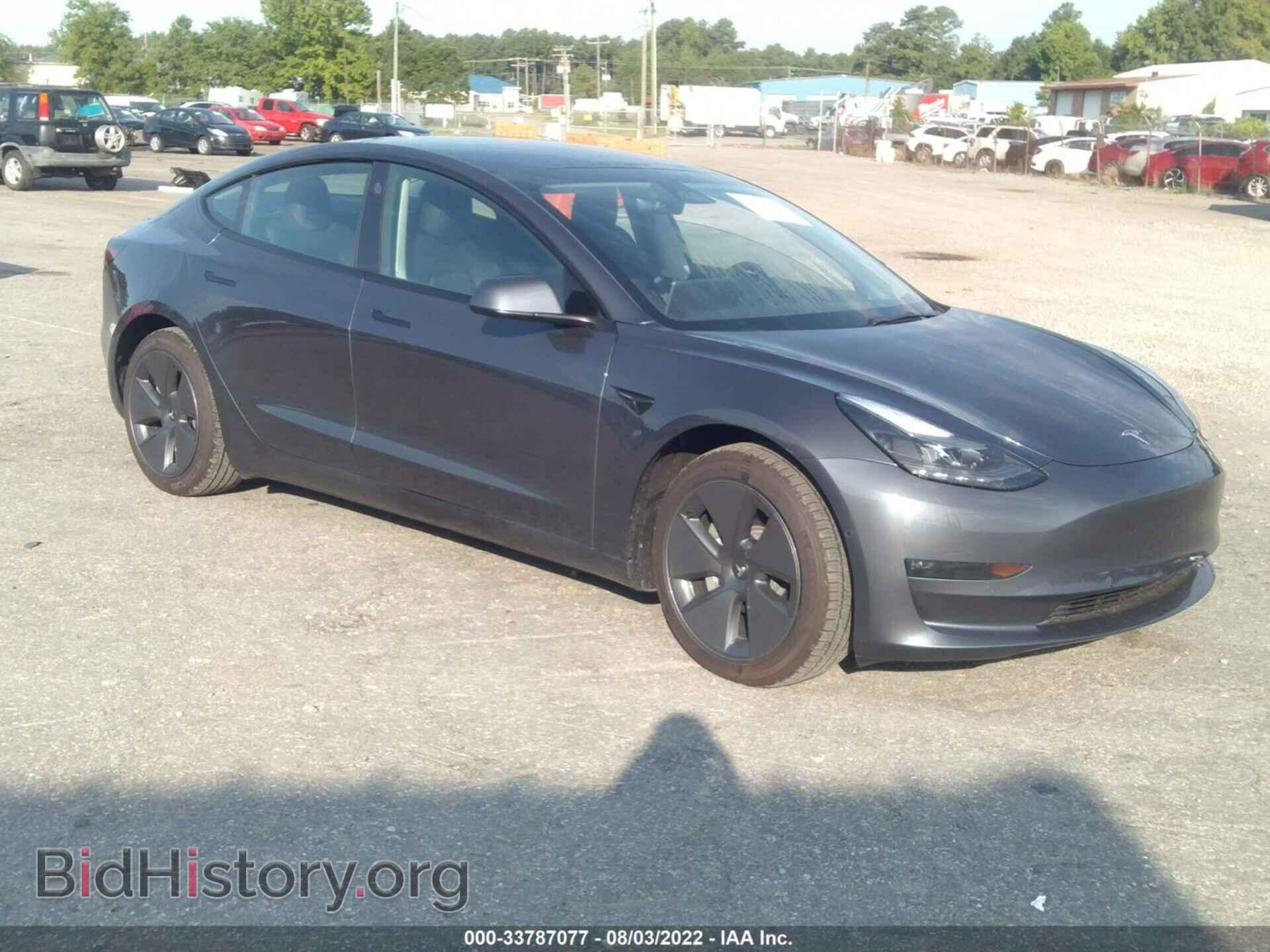 Фотография 5YJ3E1EB6NF180589 - TESLA MODEL 3 2022