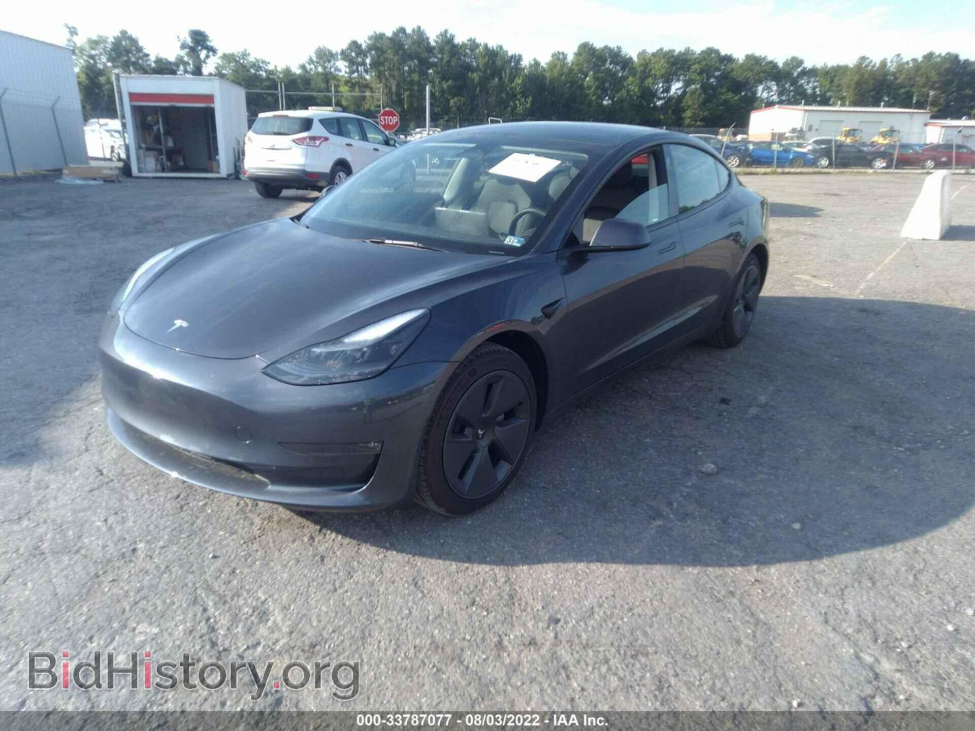 2022 TESLA MODEL 3 - VIN: 5YJ3E1EB6NF180589 - Фото 2