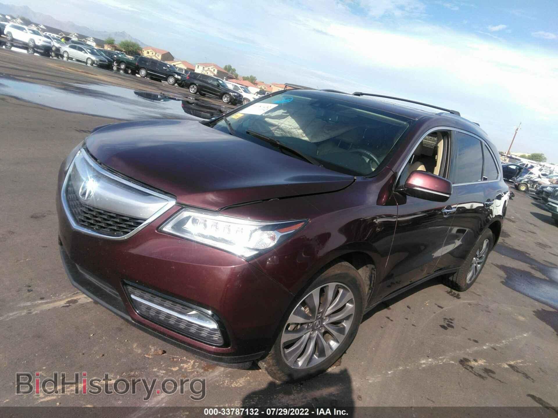 2014 ACURA MDX - VIN: 5FRYD3H44EB020856 - Photo 2