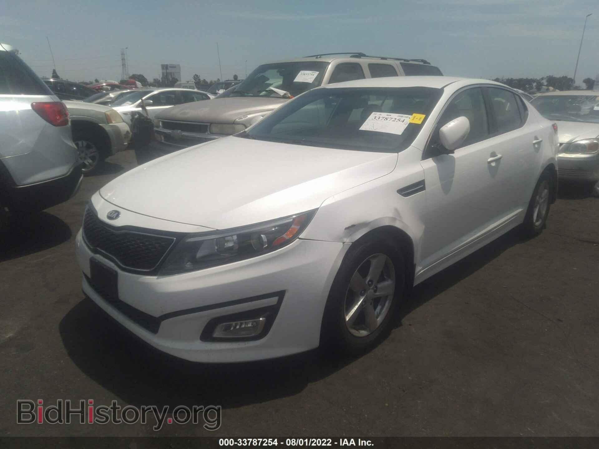 2015 KIA OPTIMA - VIN: KNAGM4A70F5652289 - Фото 2