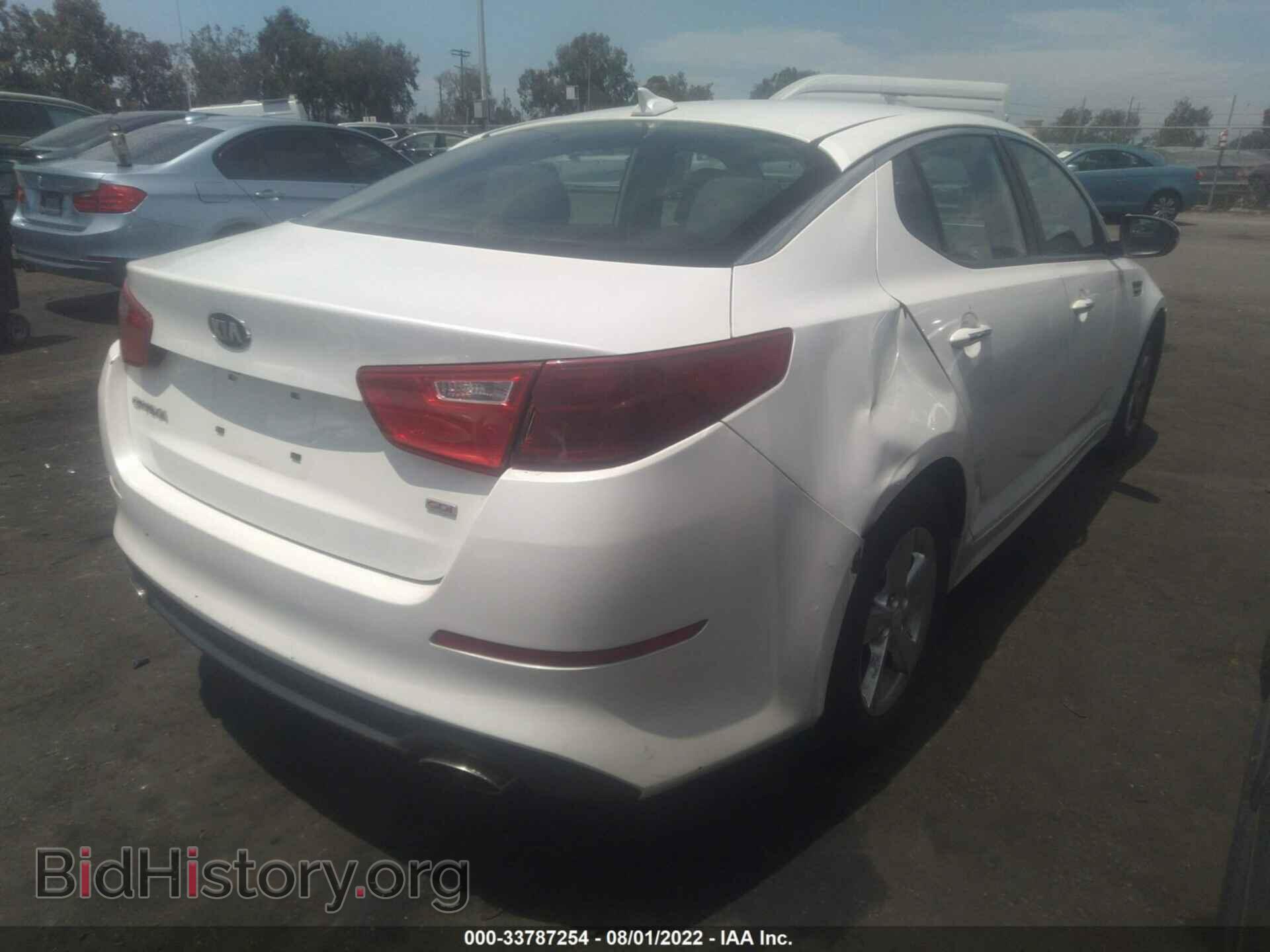 2015 KIA OPTIMA - VIN: KNAGM4A70F5652289 - Фото 4