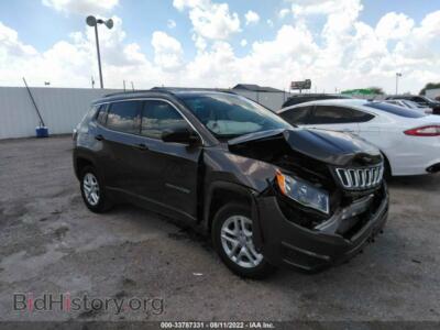 2021 Jeep COMPASS Sport, gray — VIN 3C4NJCAB9MT508481, IAAI