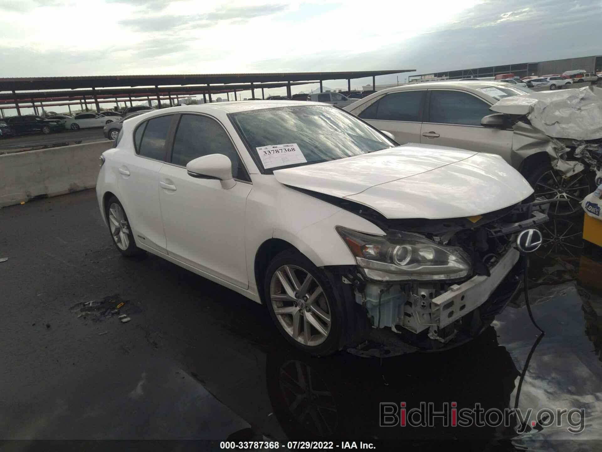 Photo JTHKD5BH3E2184163 - LEXUS CT 200H 2014