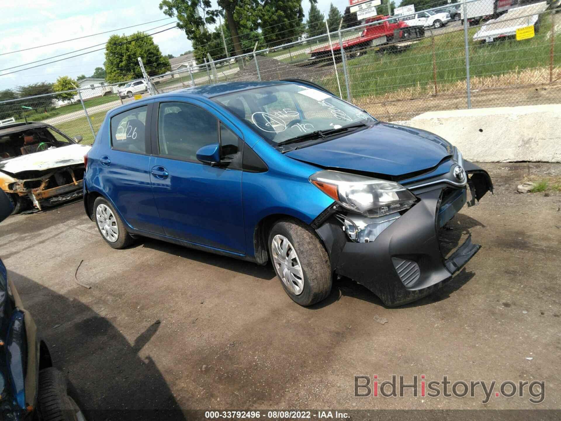 Photo VNKKTUD38FA032961 - TOYOTA YARIS 2015